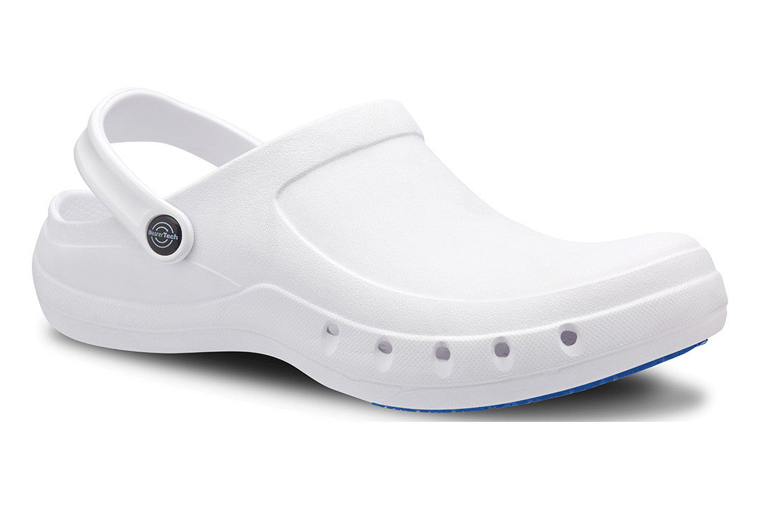 Revive Non-Slip Comfy Work Shoe Clog - White
