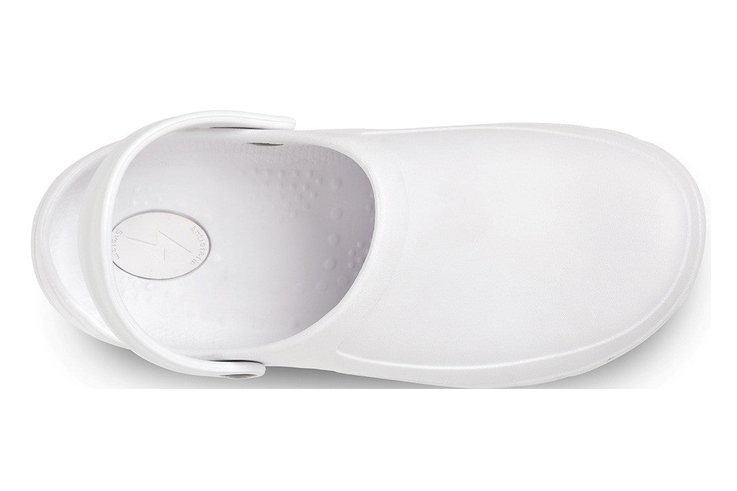 Revive Non-Slip Comfy Work Shoe Clog - White