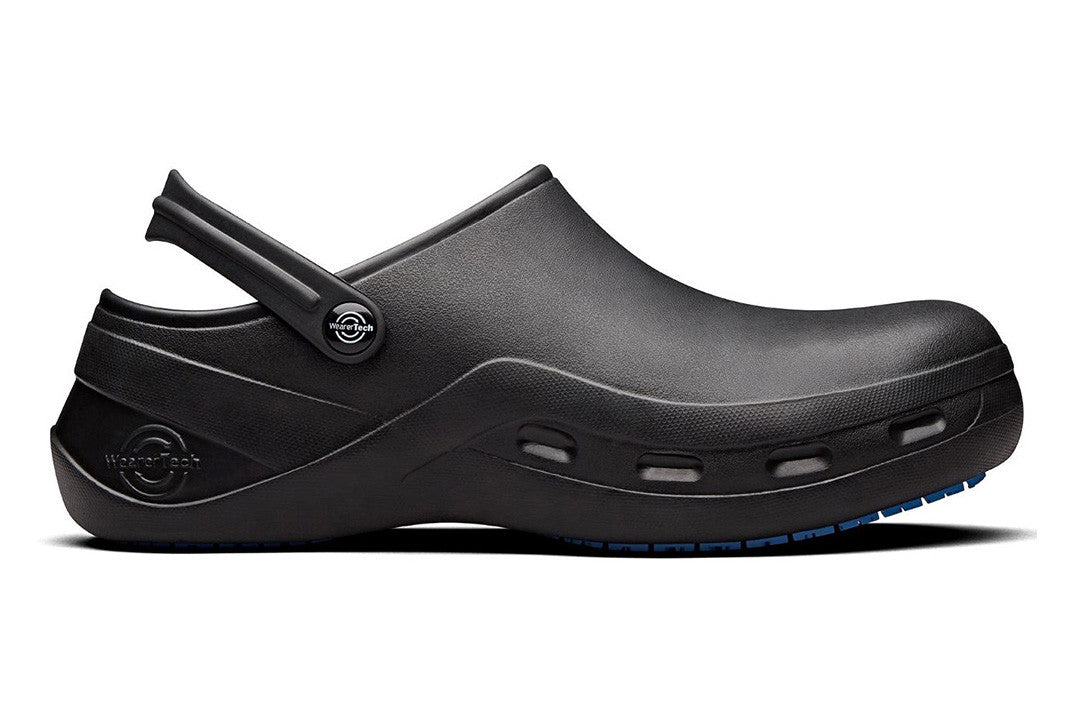 Protect Non-Slip Comfortable Work Clog with Safety Toe Cap - Black