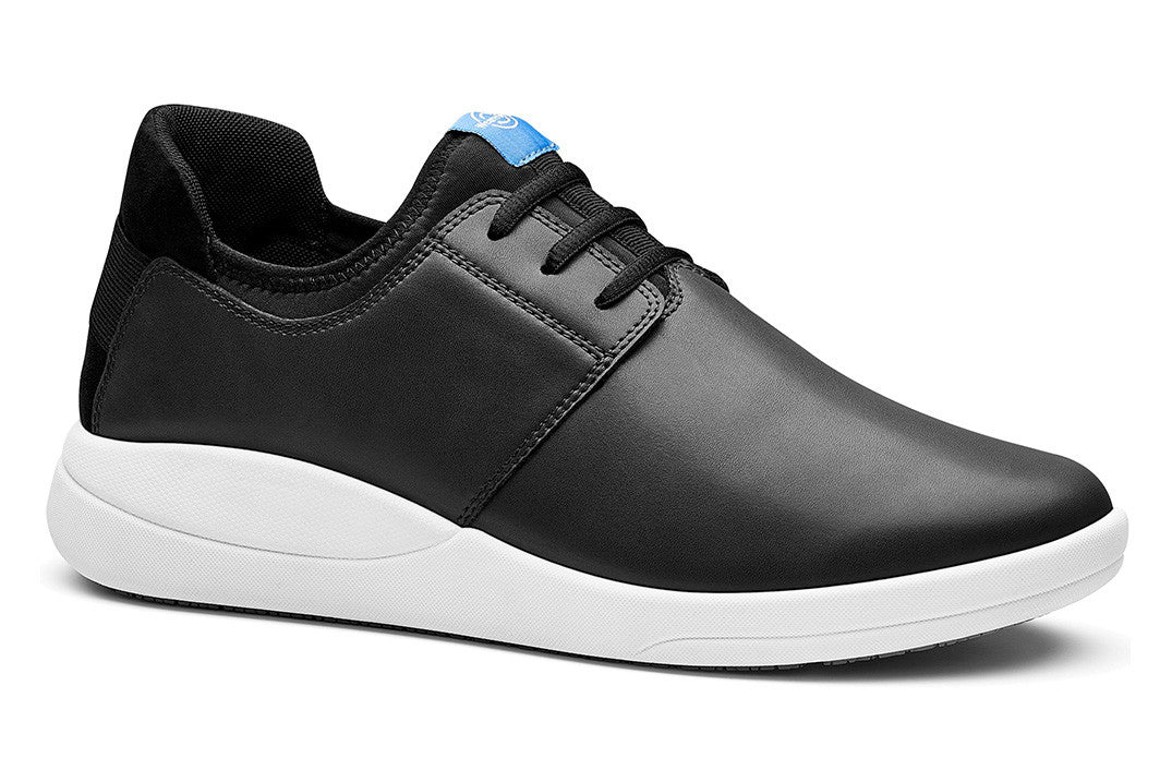 Relieve Non-Slip Comfortable Work Shoe - Black/White