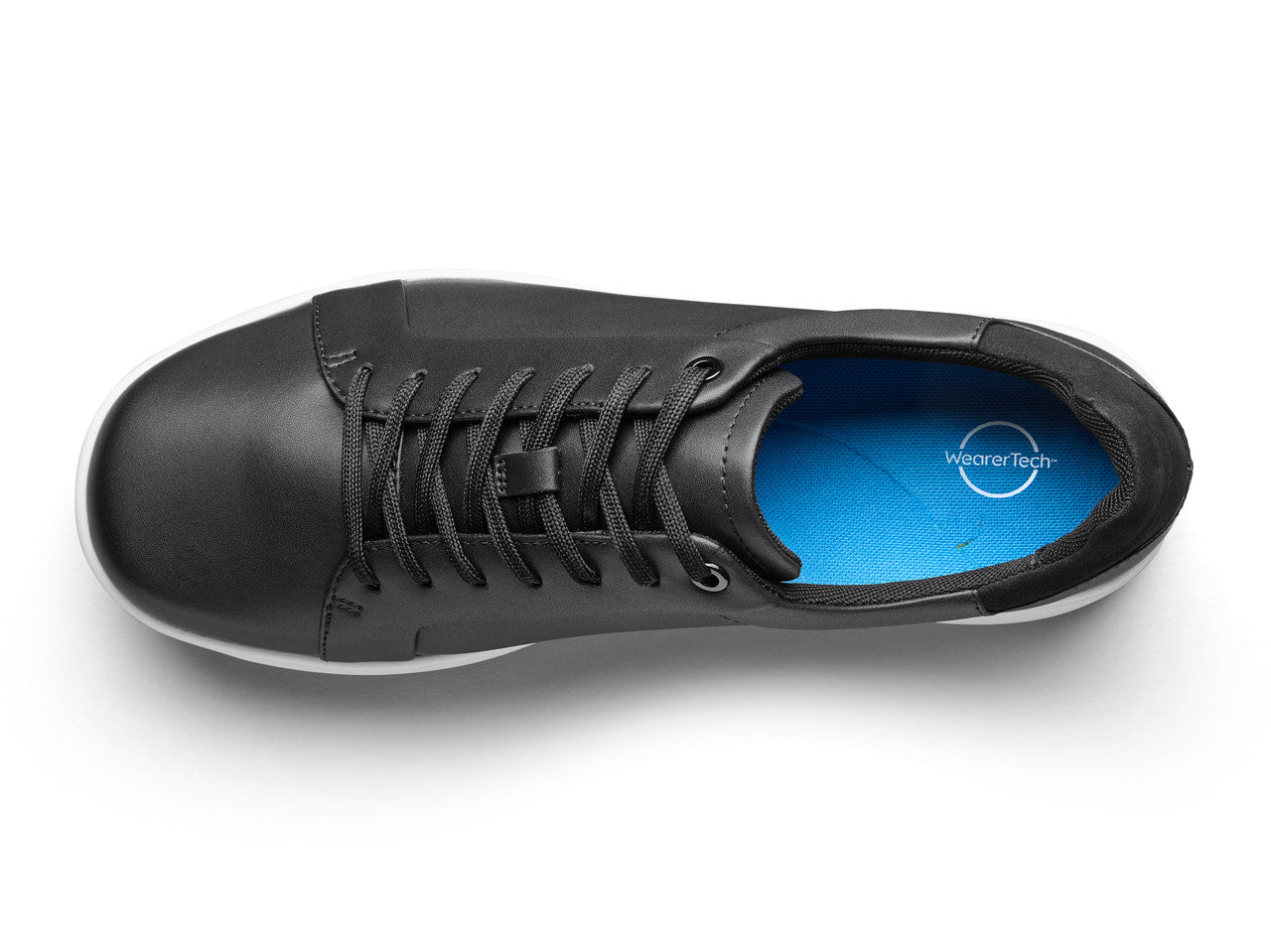 Aspire Non-Slip Lightweight Comfortable Work Shoe - Black/White