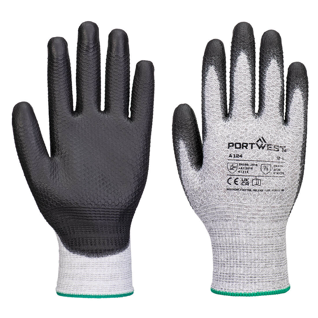 Portwest - Grip 13 PU Diamond Knit Glove (Pk12) - A124