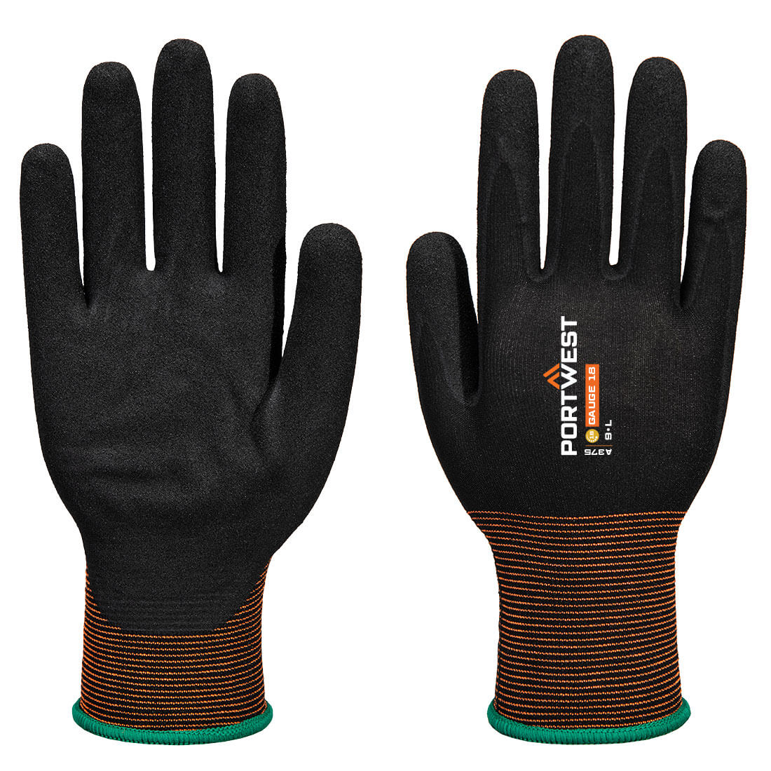 Portwest - GP Grip 18 Nitrile Smooth/Sandy Glove - A375