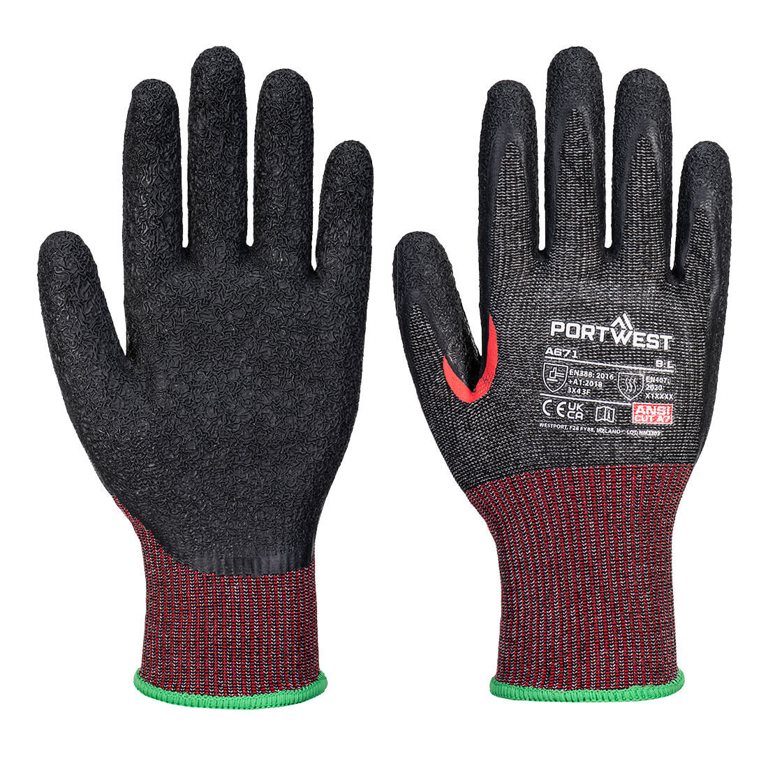 Portwest - CS Cut F13 Latex Glove - A671