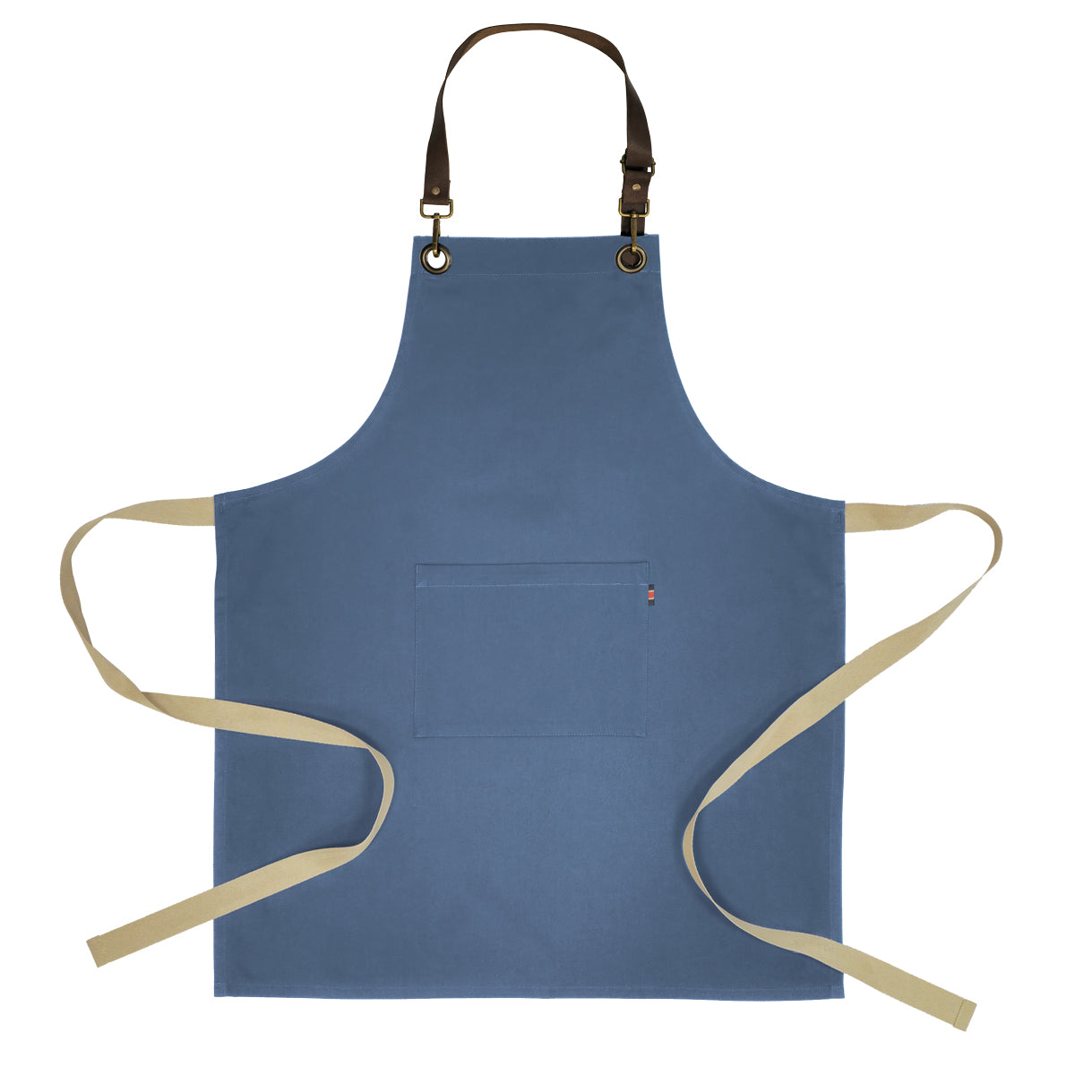 Coast Classic Long Bib Apron with Leather Halter - AF1107