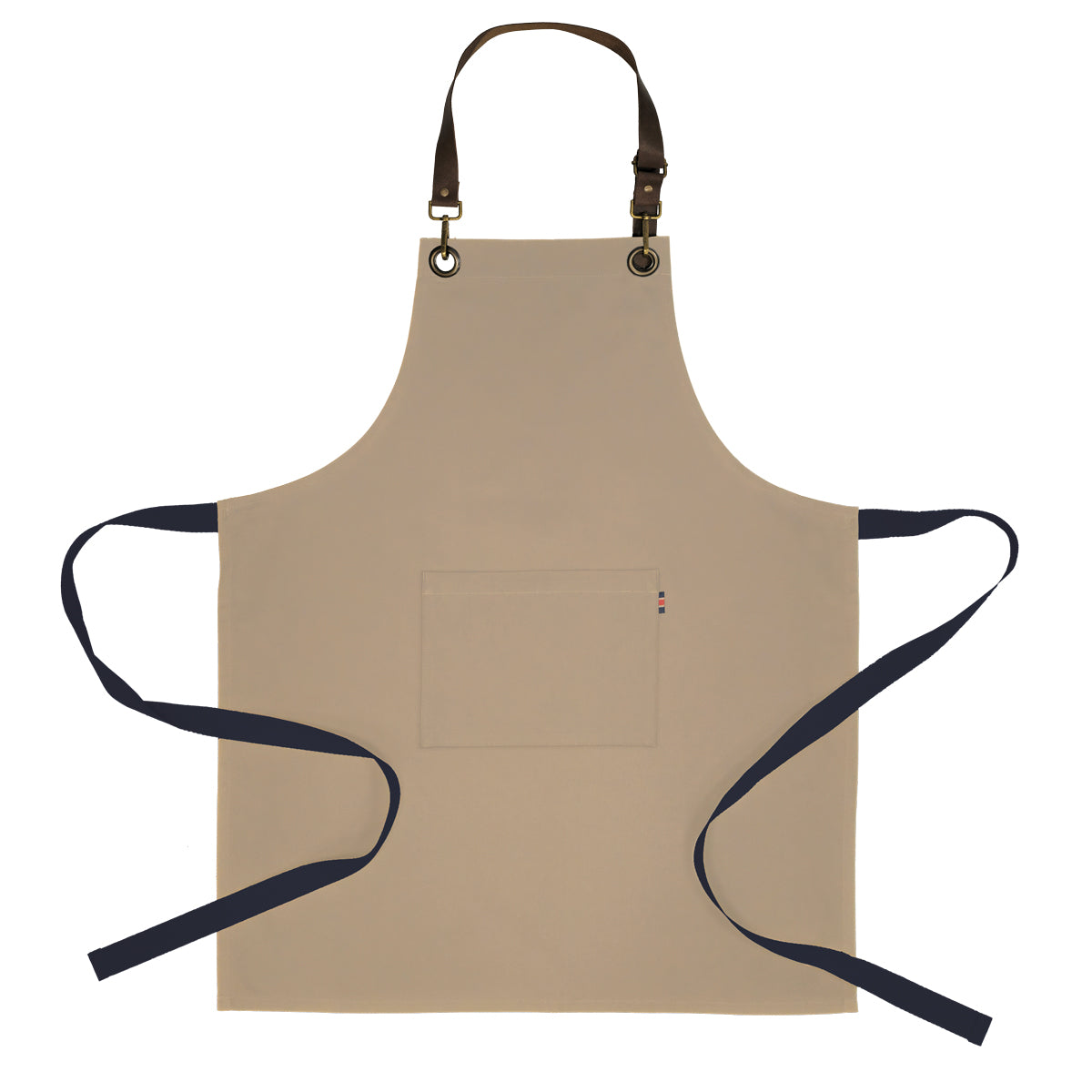 Coast Classic Long Bib Apron with Leather Halter - AF1107