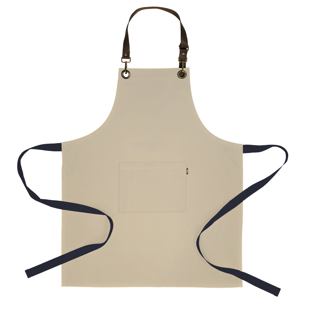 Coast Classic Long Bib Apron with Leather Halter - AF1107
