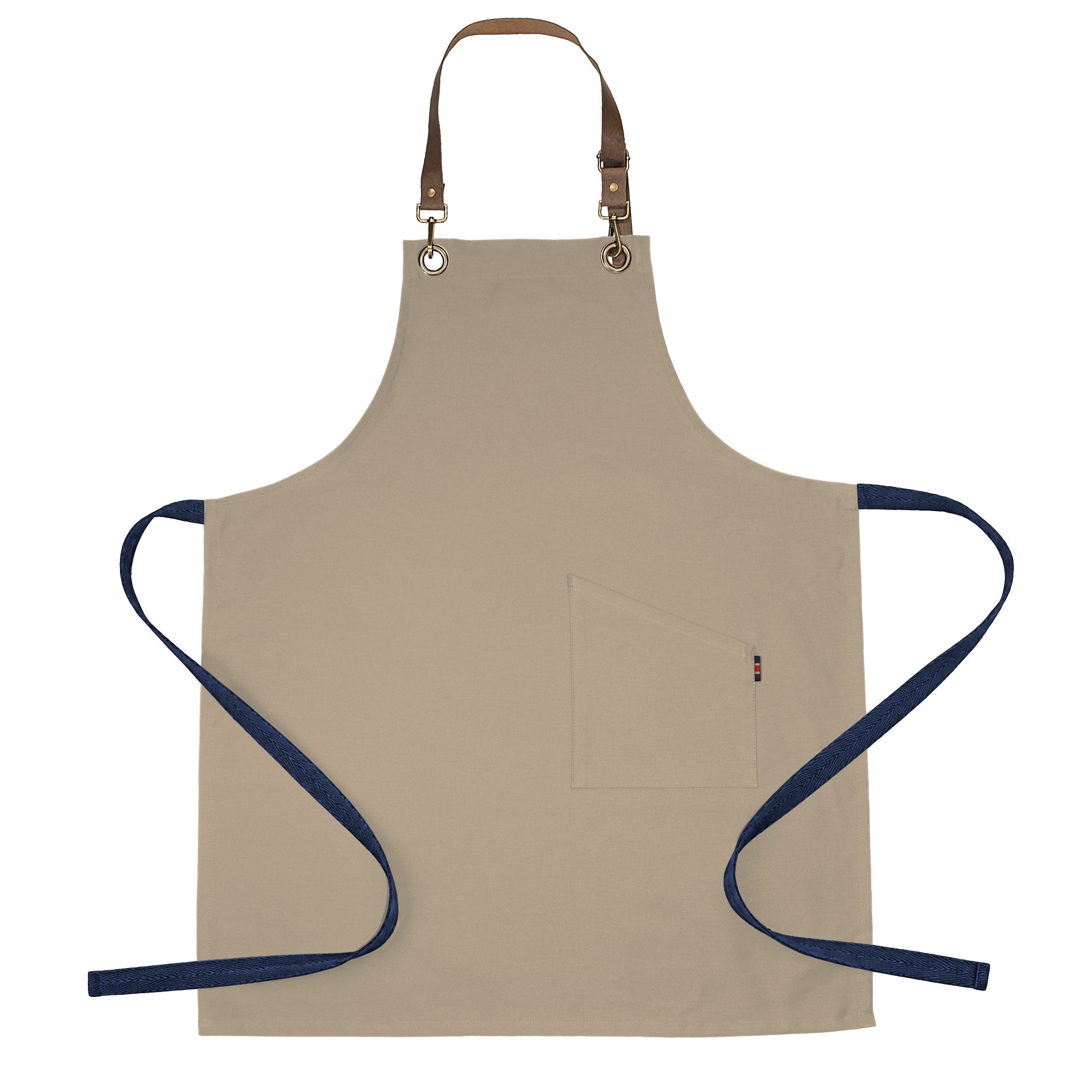 County Classic - Long Bib Apron - Leather Halter - Premium - AF3001