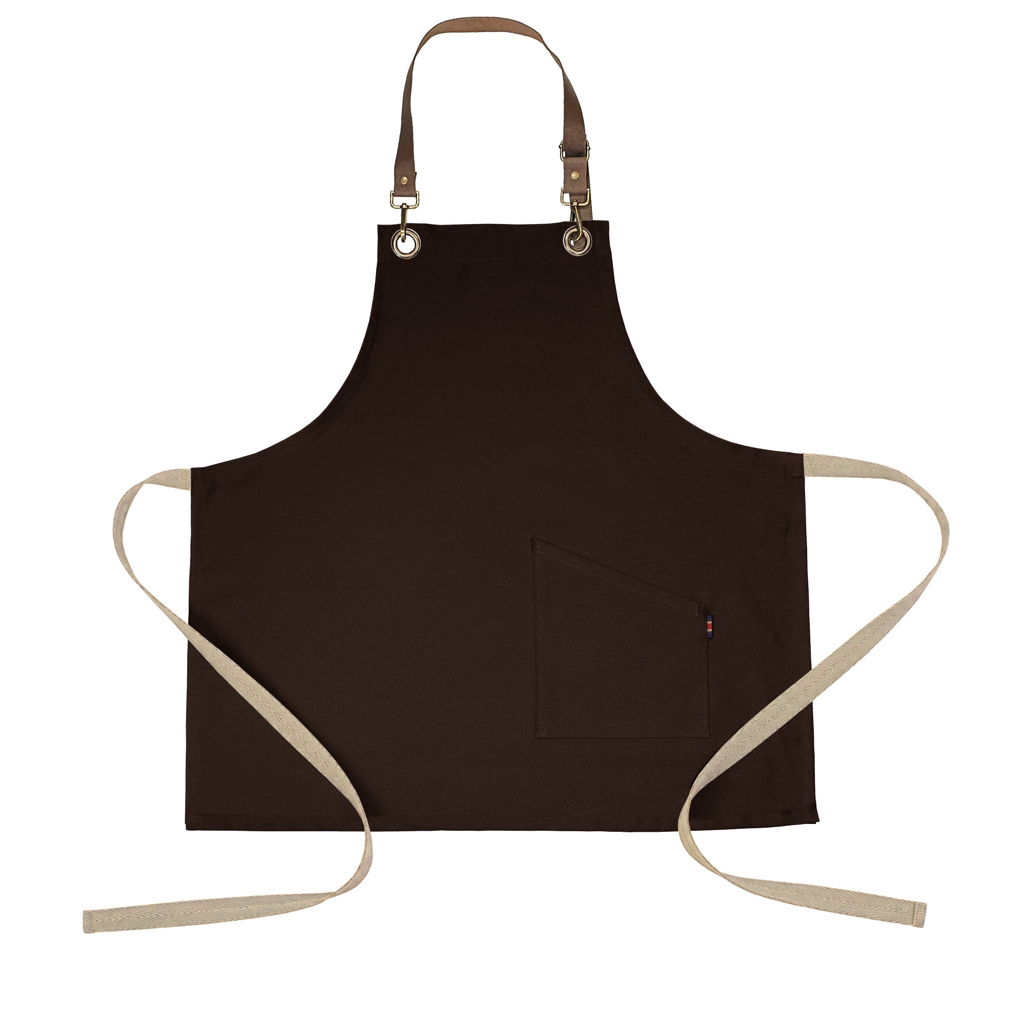 County Classic - Short Bib Apron - Leather Halter - Premium - AF3002