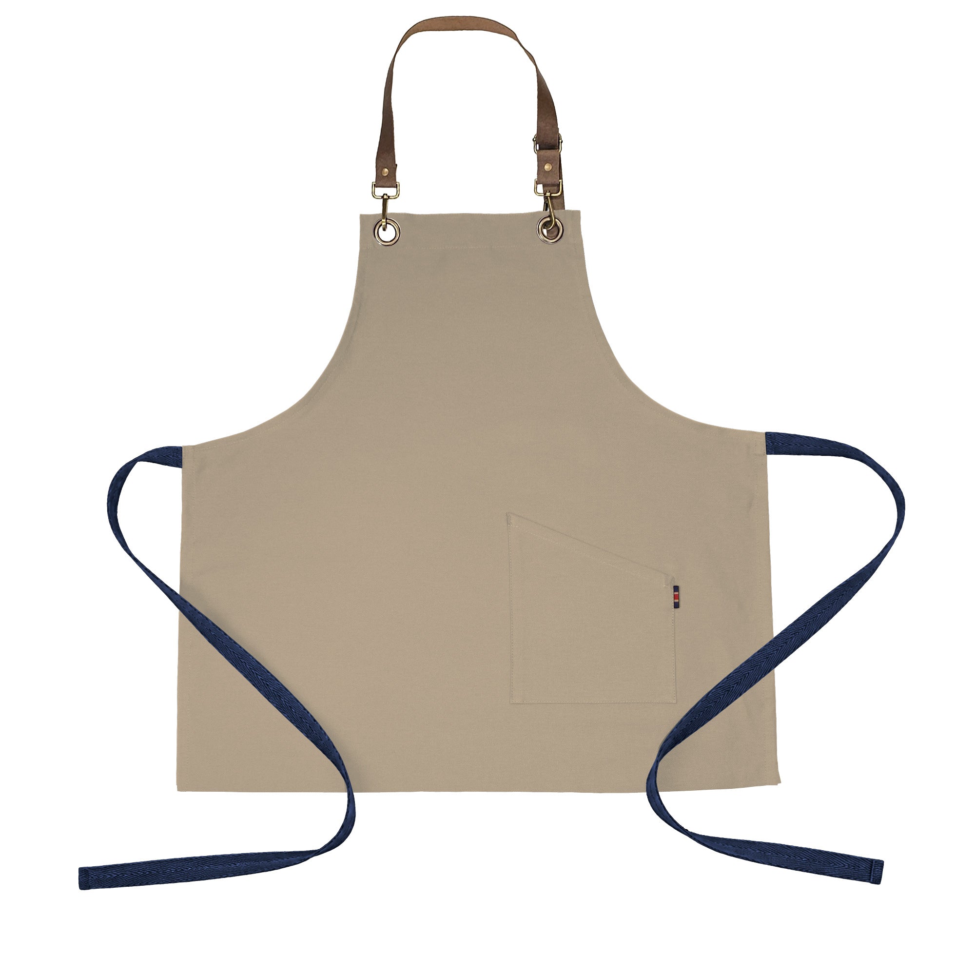 County Classic - Short Bib Apron - Leather Halter - Premium - AF3002