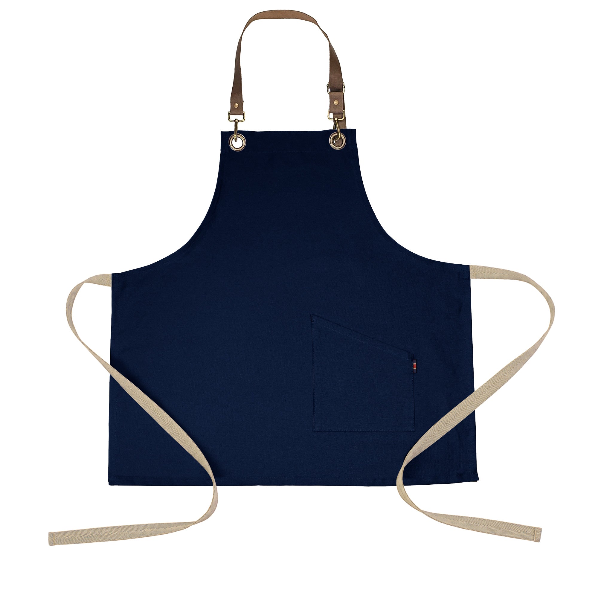 County Classic - Short Bib Apron - Leather Halter - Premium - AF3002
