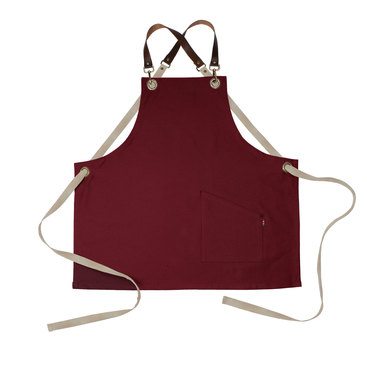 County Crossback - Short Bib Apron - Leather Halter - Premium - AF4002
