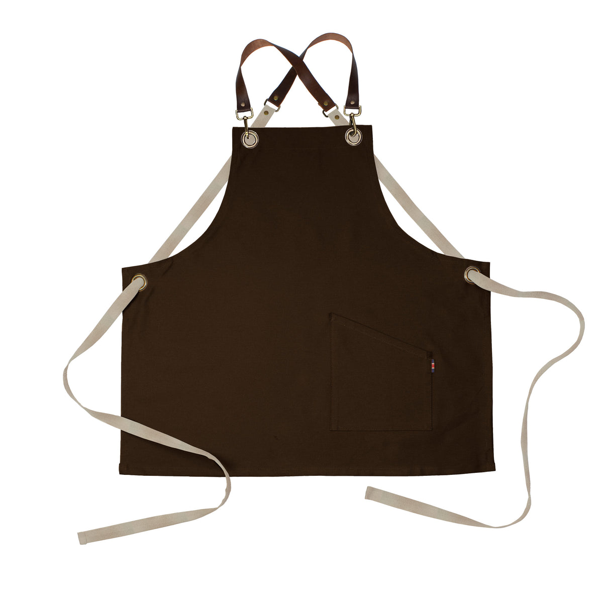 County Crossback - Short Bib Apron - Leather Halter - Premium - AF4002