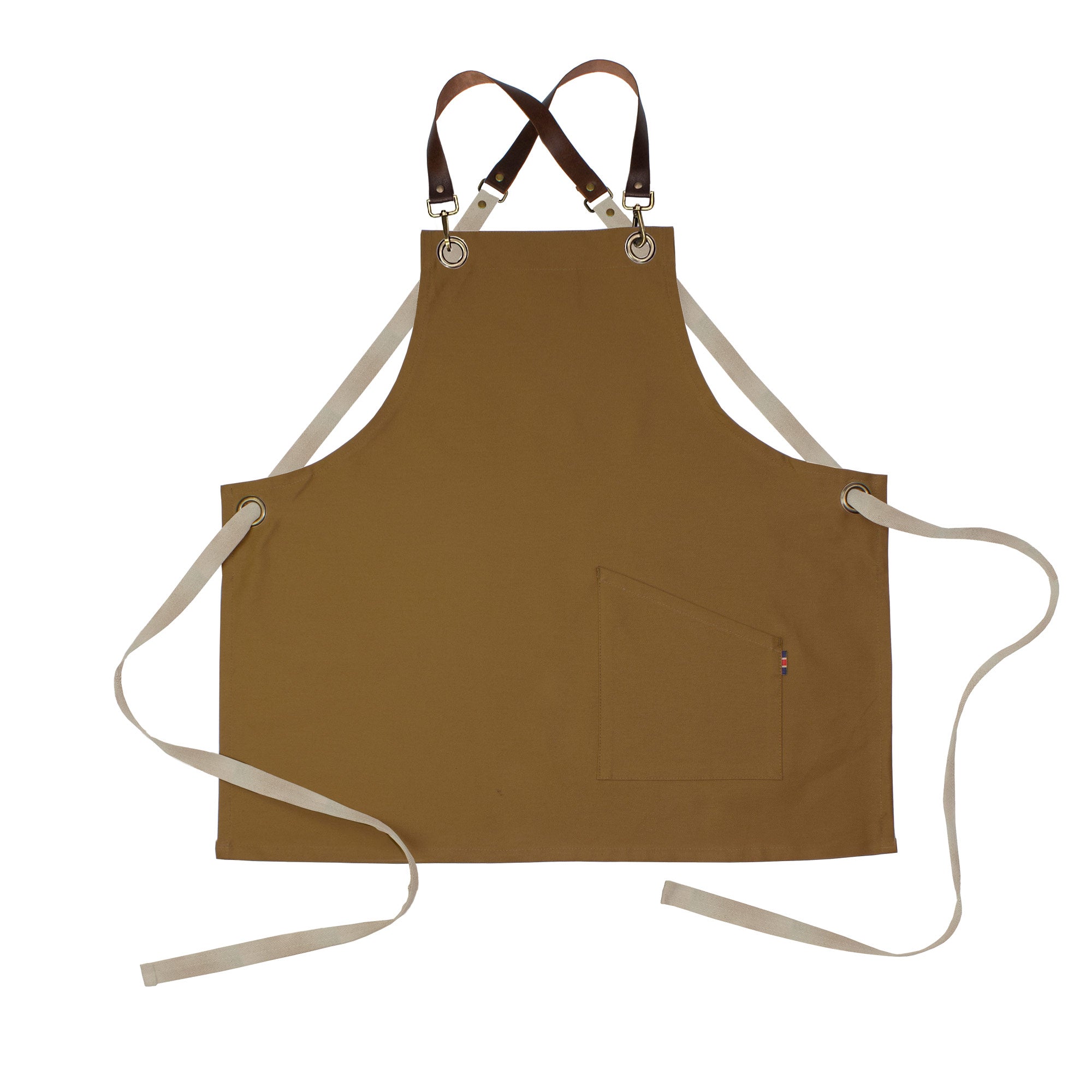County Crossback - Short Bib Apron - Leather Halter - Premium - AF4002