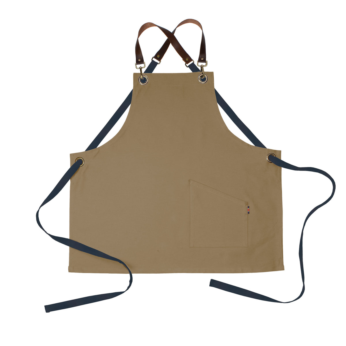 County Crossback - Short Bib Apron - Leather Halter - Premium - AF4002