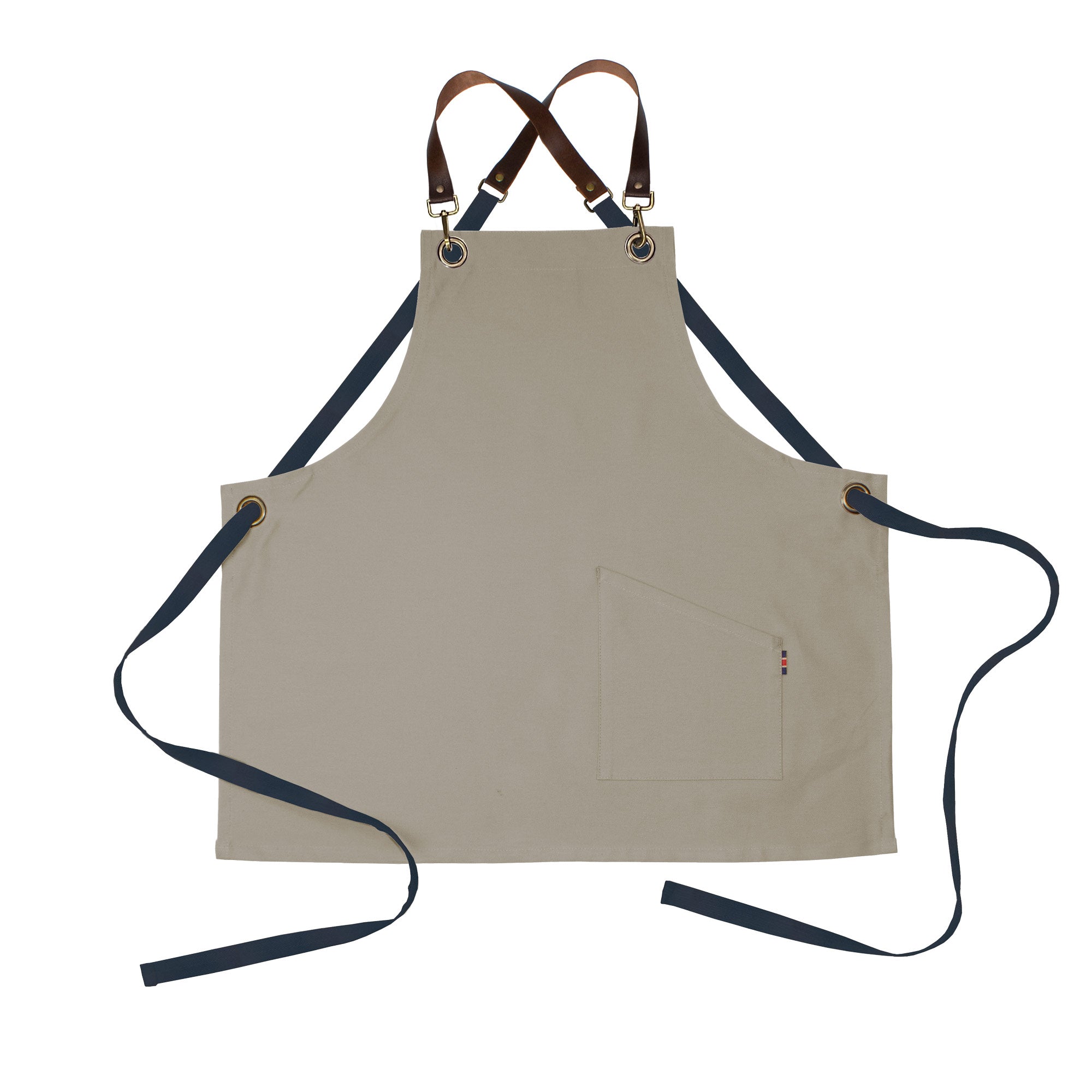 County Crossback - Short Bib Apron - Leather Halter - Premium - AF4002