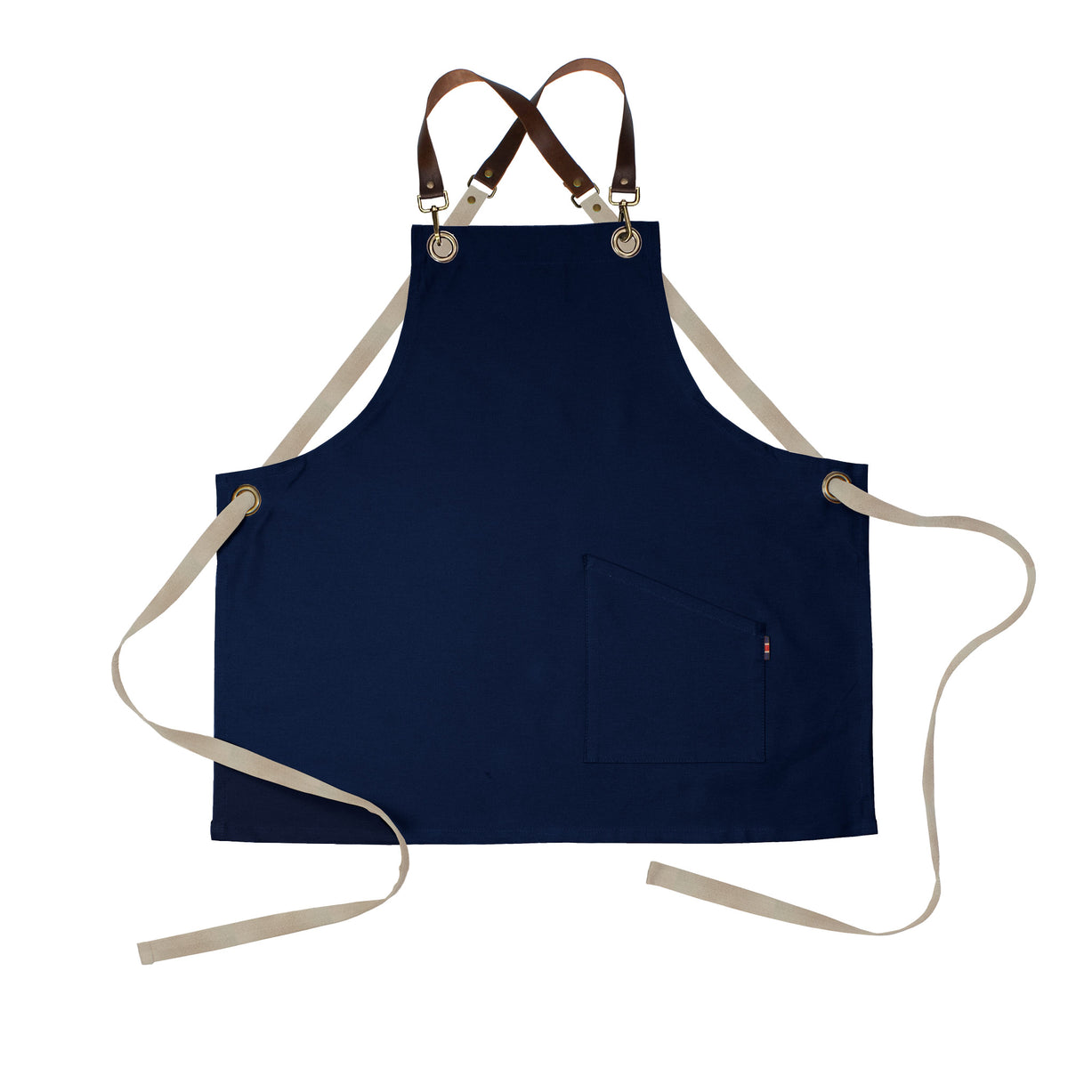 County Crossback - Short Bib Apron - Leather Halter - Premium - AF4002