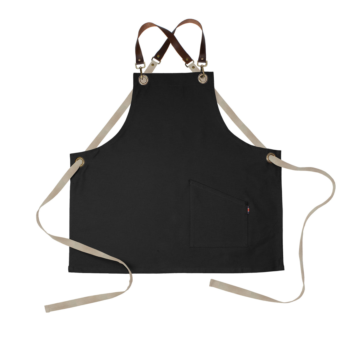 County Crossback - Short Bib Apron - Leather Halter - Premium - AF4002