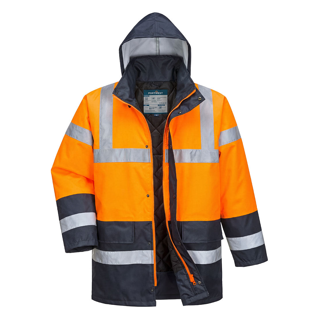 Portwest - ES1 Essential Hi-Vis Contrast Winter Traffic Jacket - ES466