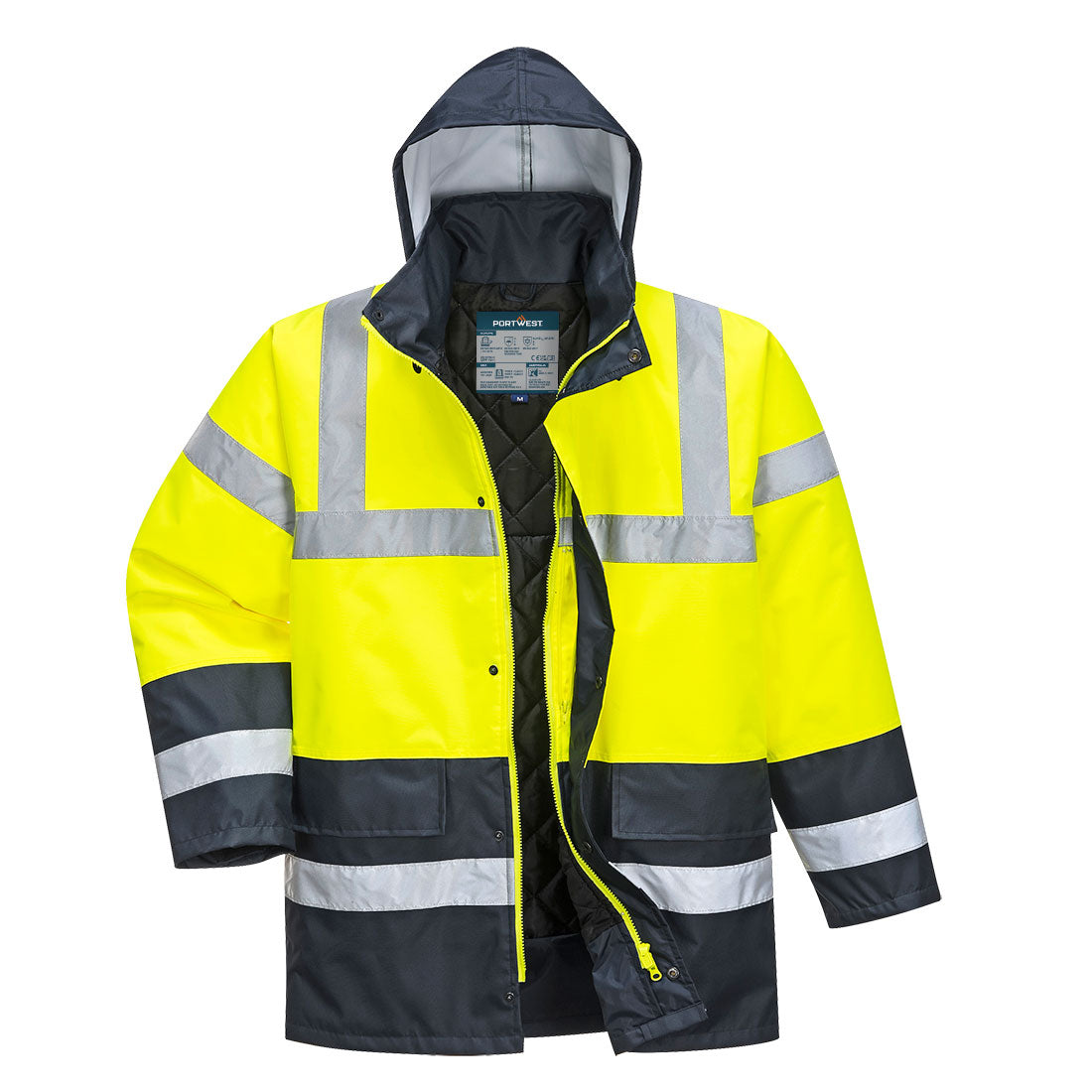Portwest - ES1 Essential Hi-Vis Contrast Winter Traffic Jacket - ES466