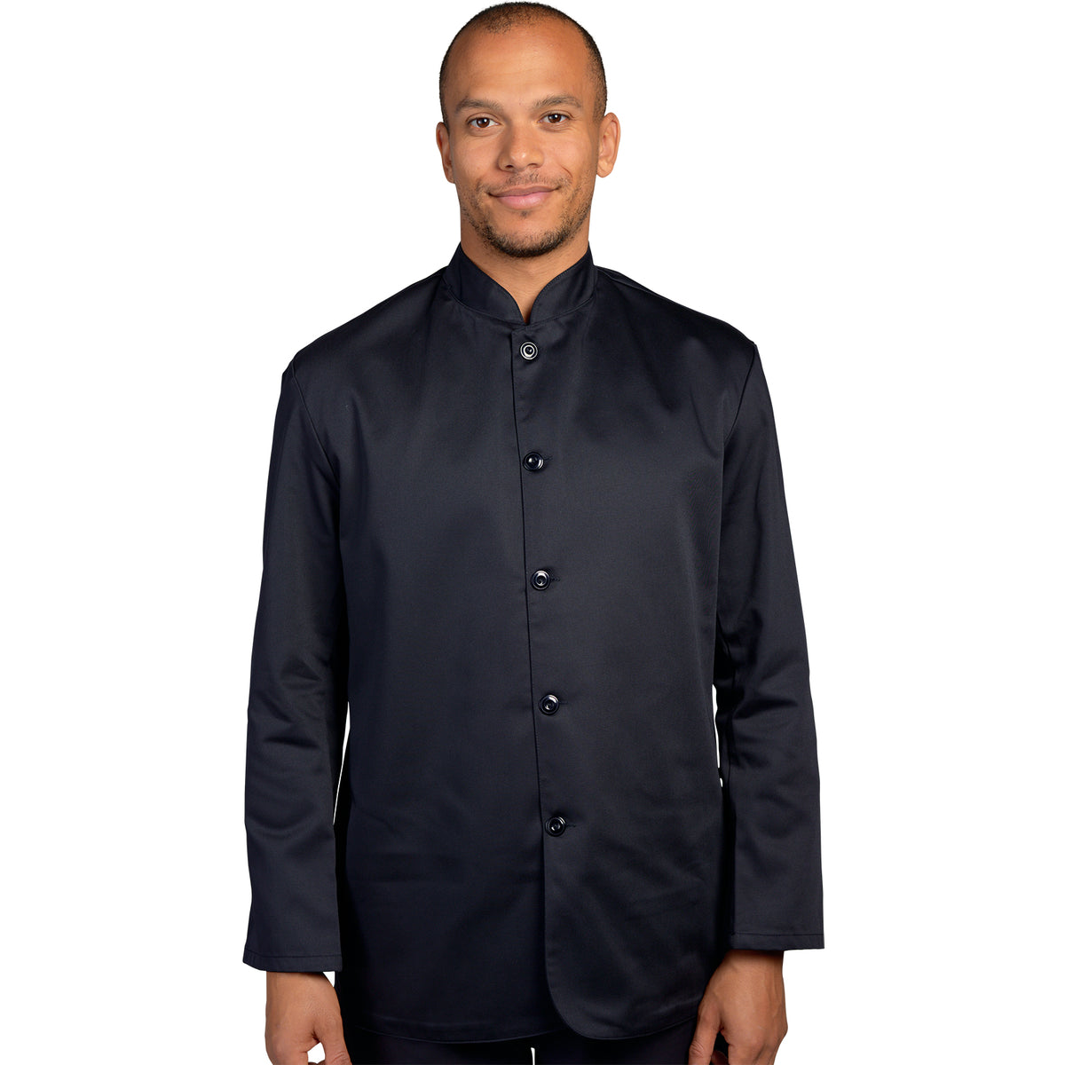 Dennys Men's Nehru Jacket - Black / L