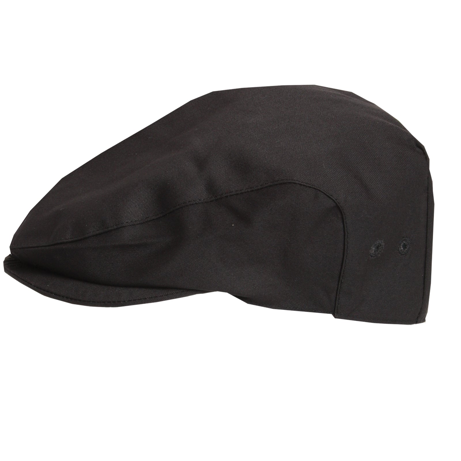 Le Chef Printed Flat Cap - Black / L