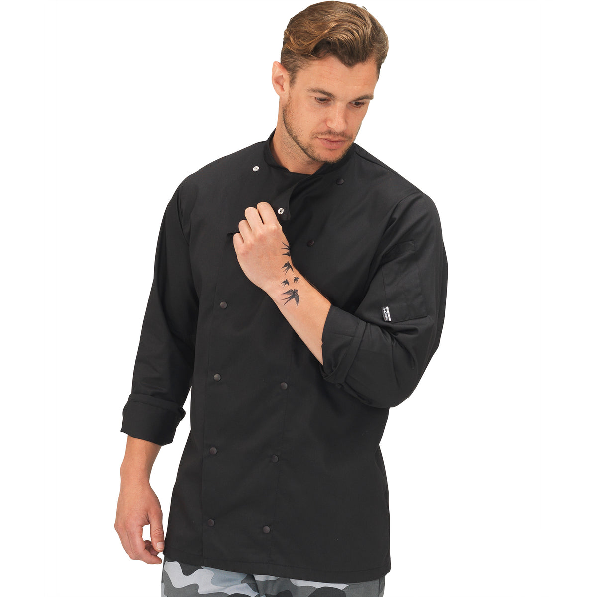 Le Chef Cool & Lite Jacket Long Sleeve - Black / 2XL