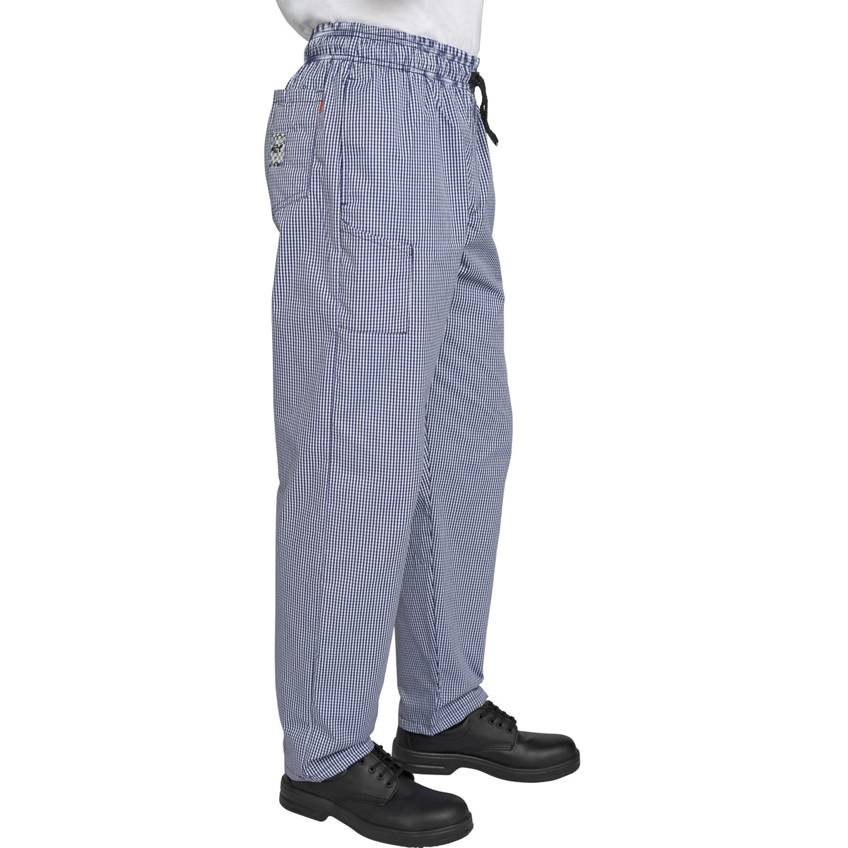 Le Chef Professional Trousers - Check Small Blue / 2XL / Regular