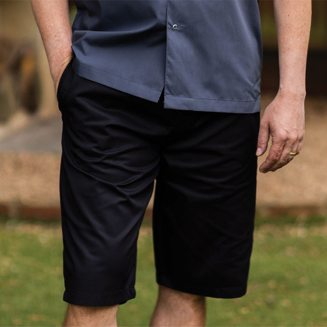 Le Chef Professional Shorts - Black / 2XL