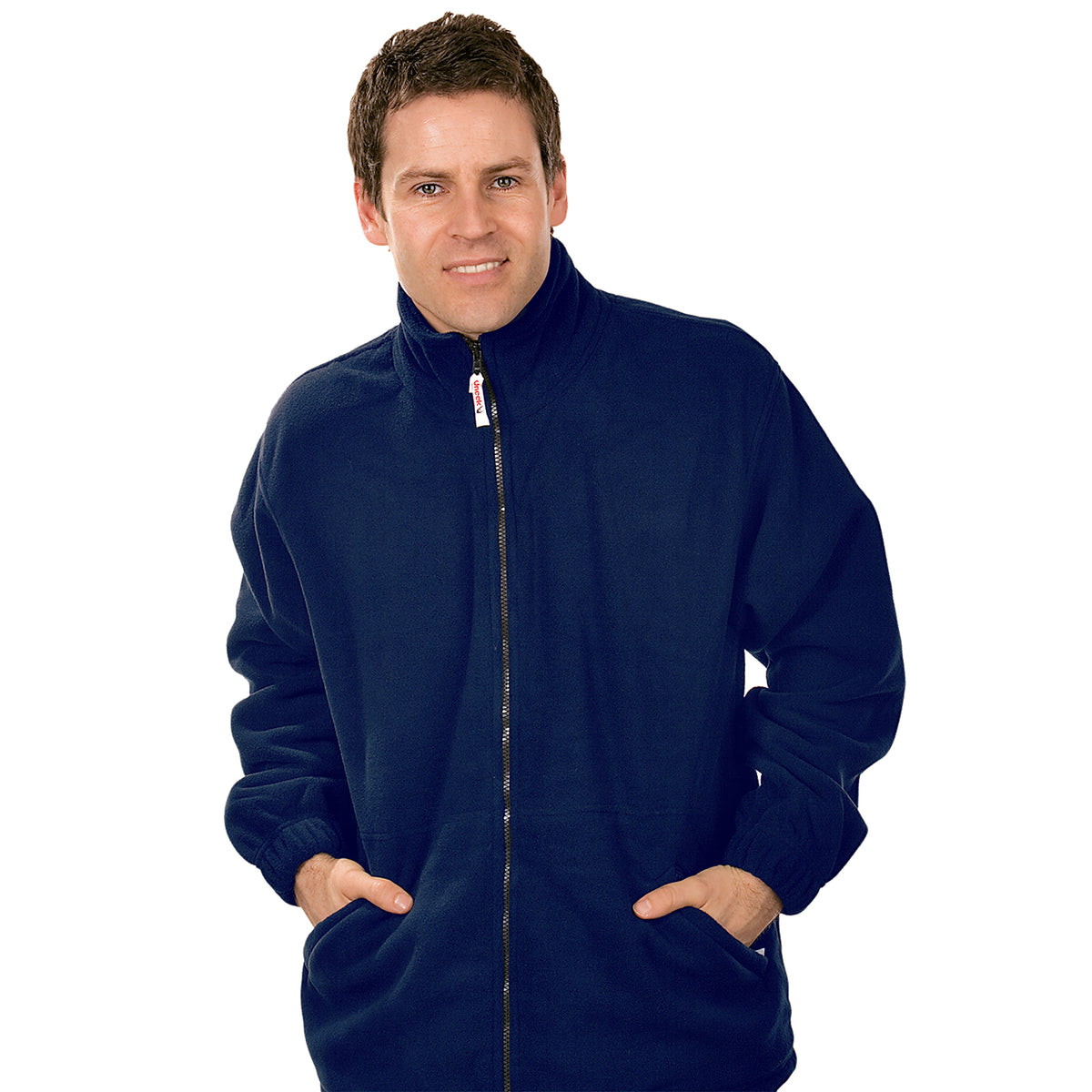Uneek Classic Adults Full Zip Fleece Jacket - Royal / 2XL