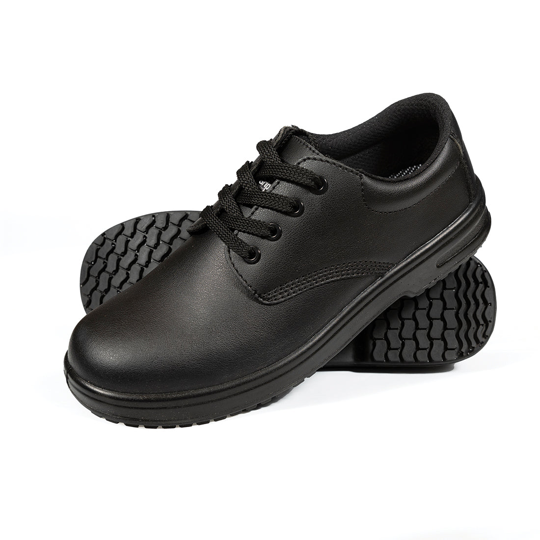 Comfort Grip Lace-Up Shoe with a Safety Toecap - 3(UK) 36(EU)