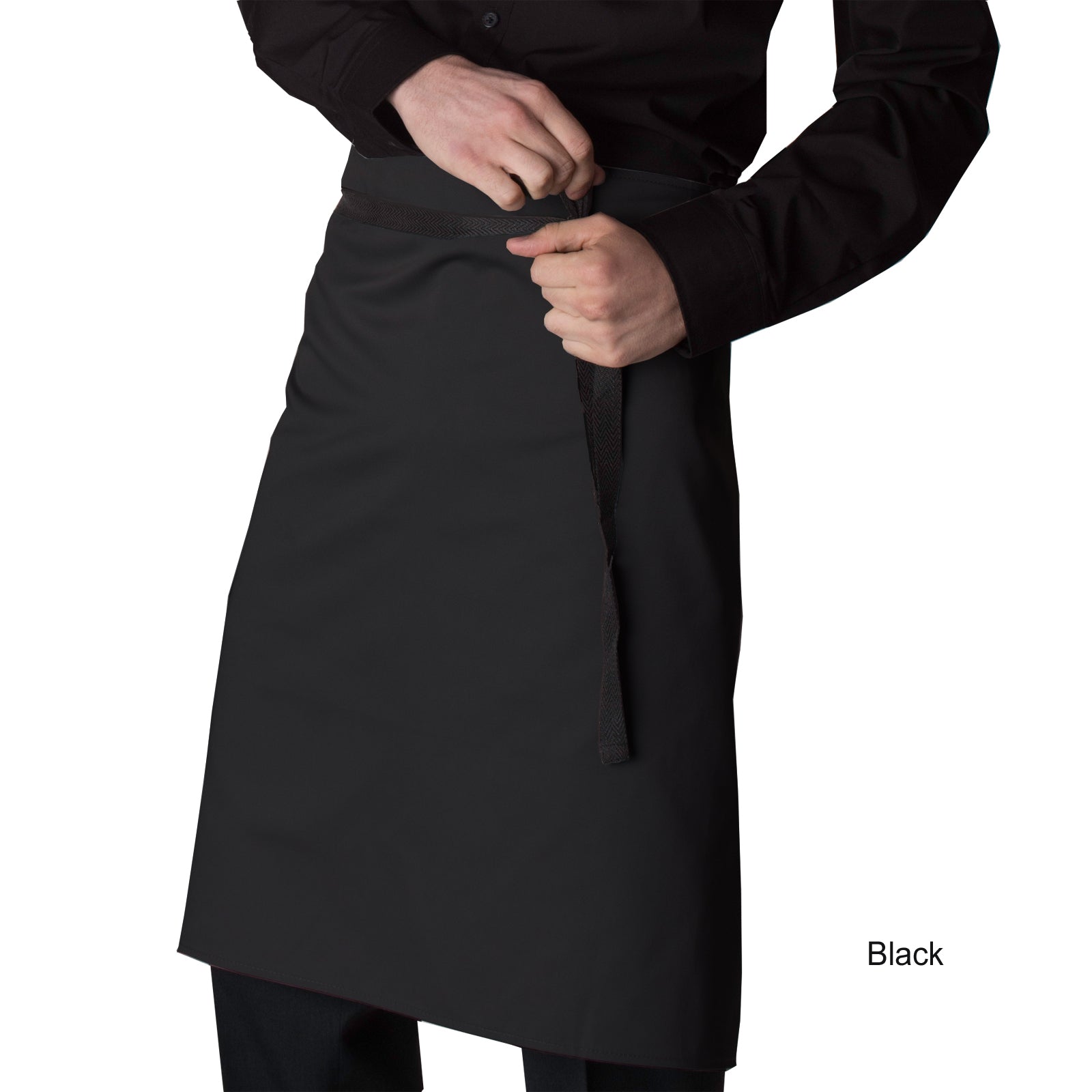 Dennys Waist Aprons Without Pocket - Black