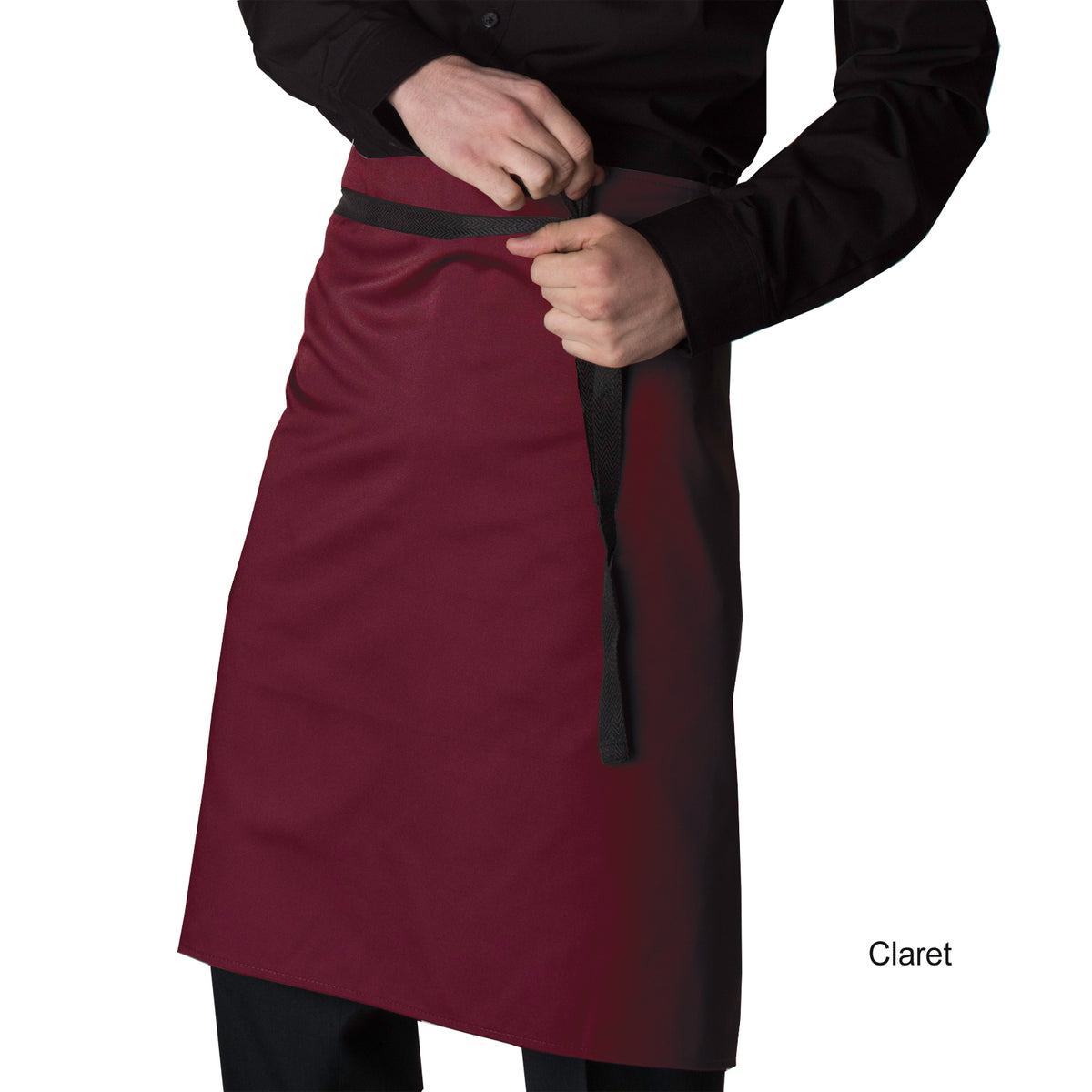 Dennys Waist Aprons Without Pocket - Claret