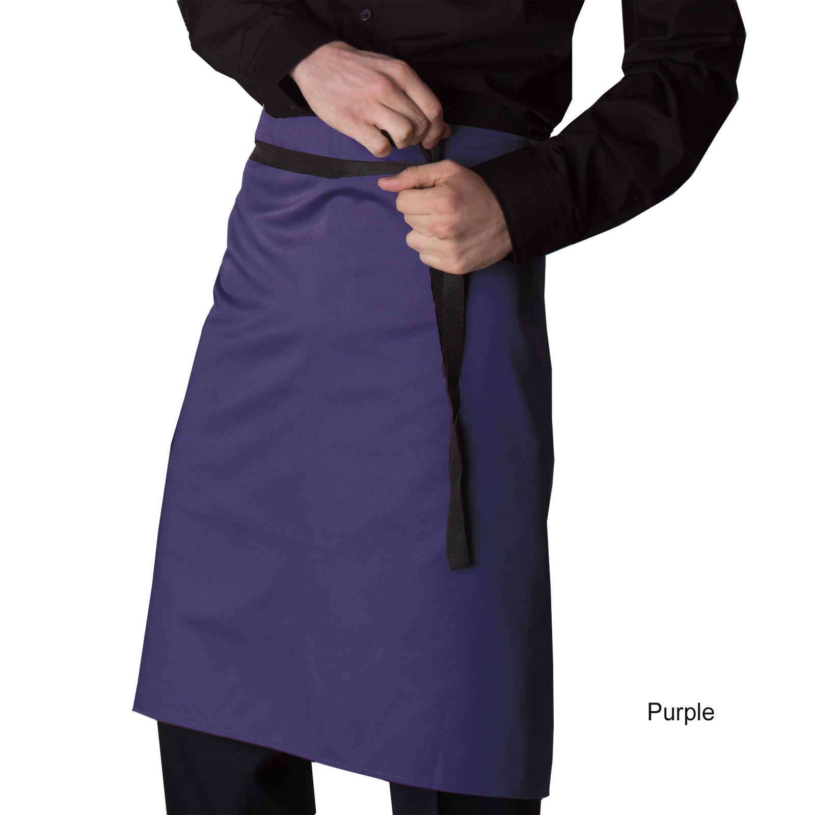 Dennys Waist Aprons Without Pocket - Purple