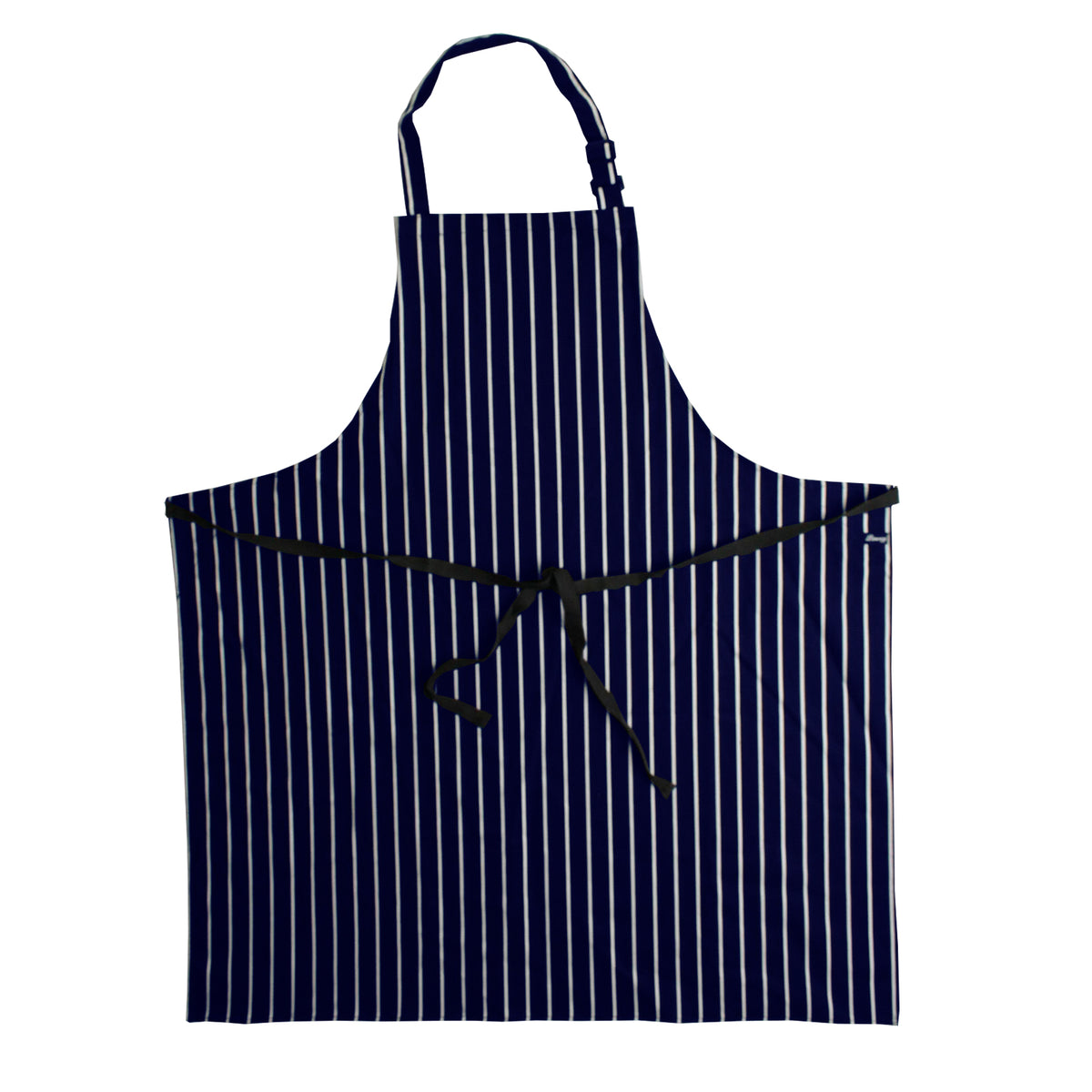 Dennys Striped Bib Apron With Adjustable Halter - Stripe Navy
