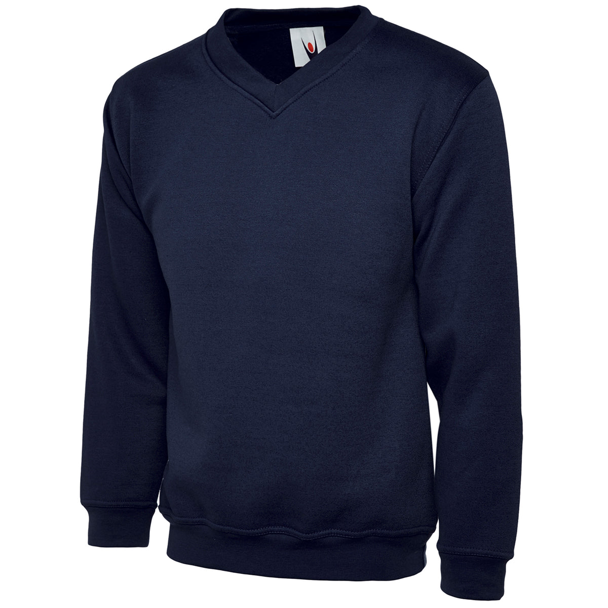 Uneek Premium V-Neck Sweatshirt - Navy / 2XL