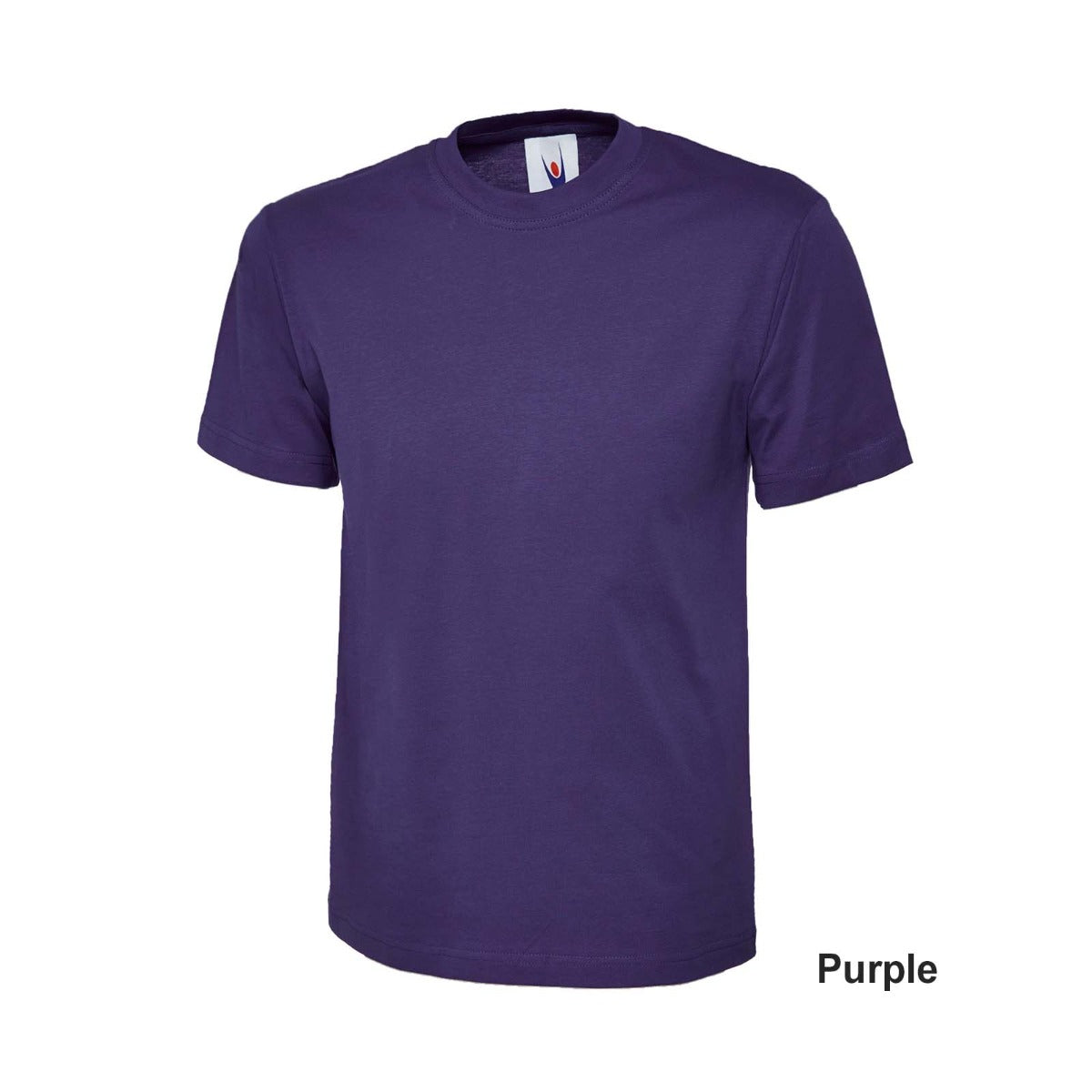 Uneek Classic Cotton T-Shirt - Purple / XL