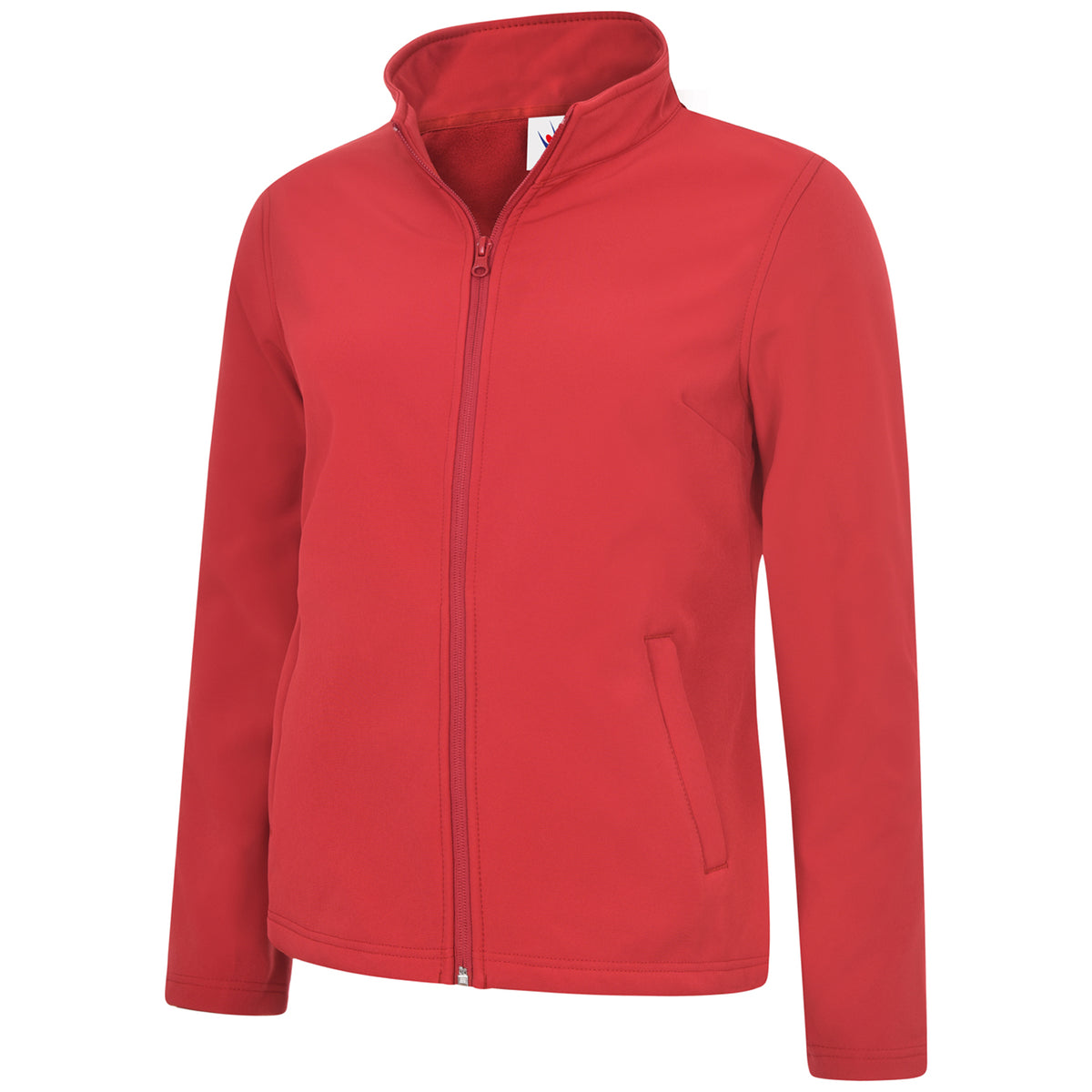 Uneek Ladies Classic Full Zip Soft Shell Jacket - Red / 2XL