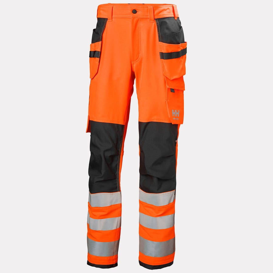 Helly Hansen - Alna 4X Construction Pant Cl 2 - 77428 - Orange/Ebony