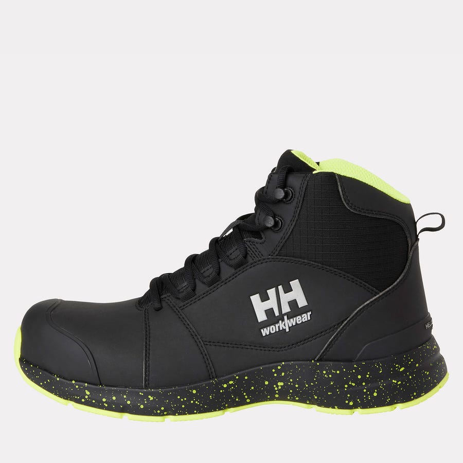 Helly Hansen - Manchester Mxr Mid S3S - 78321 - Black/Yellow