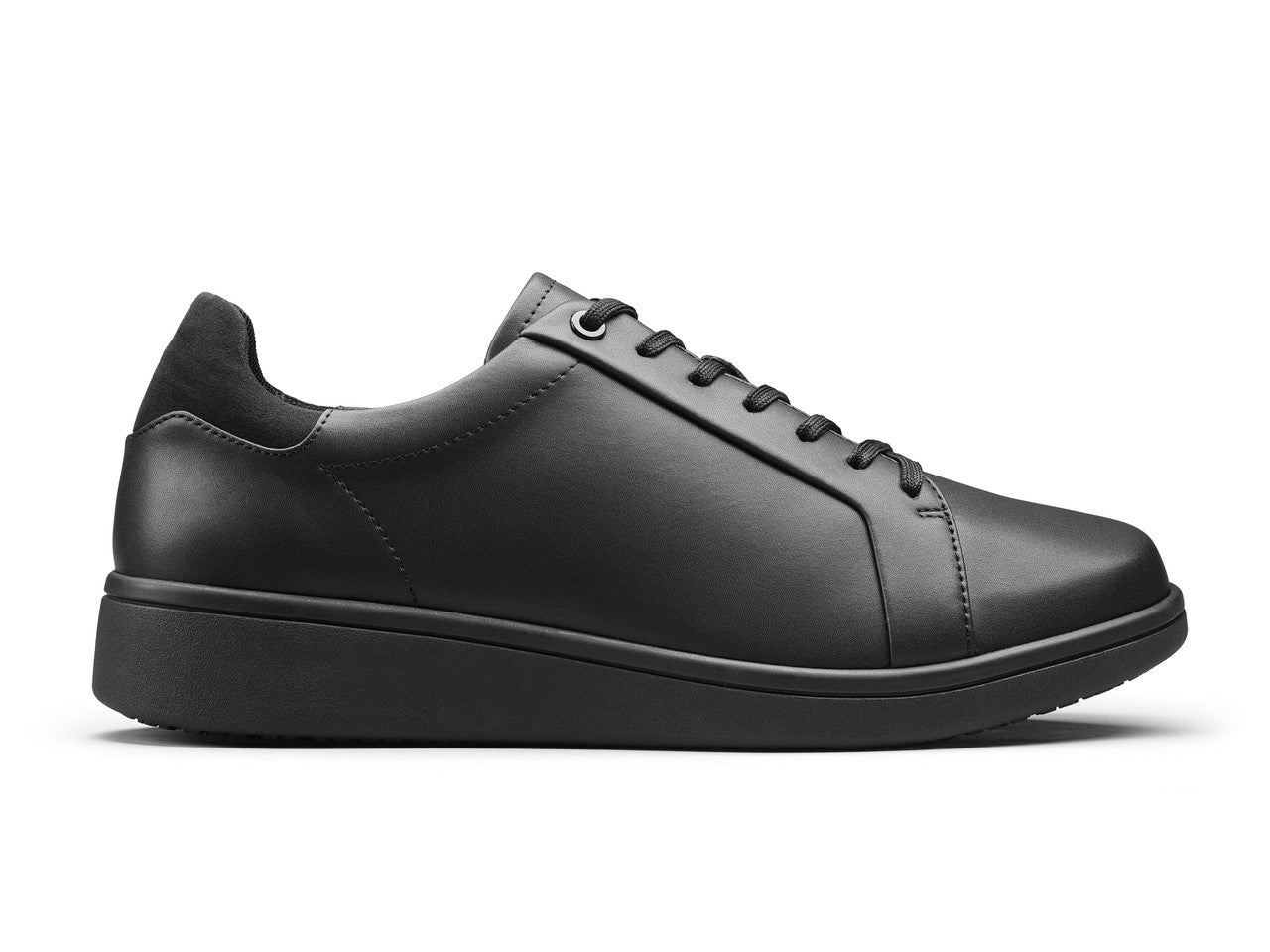 Aspire Non-Slip Lightweight Comfortable Work Shoe - Black/Black