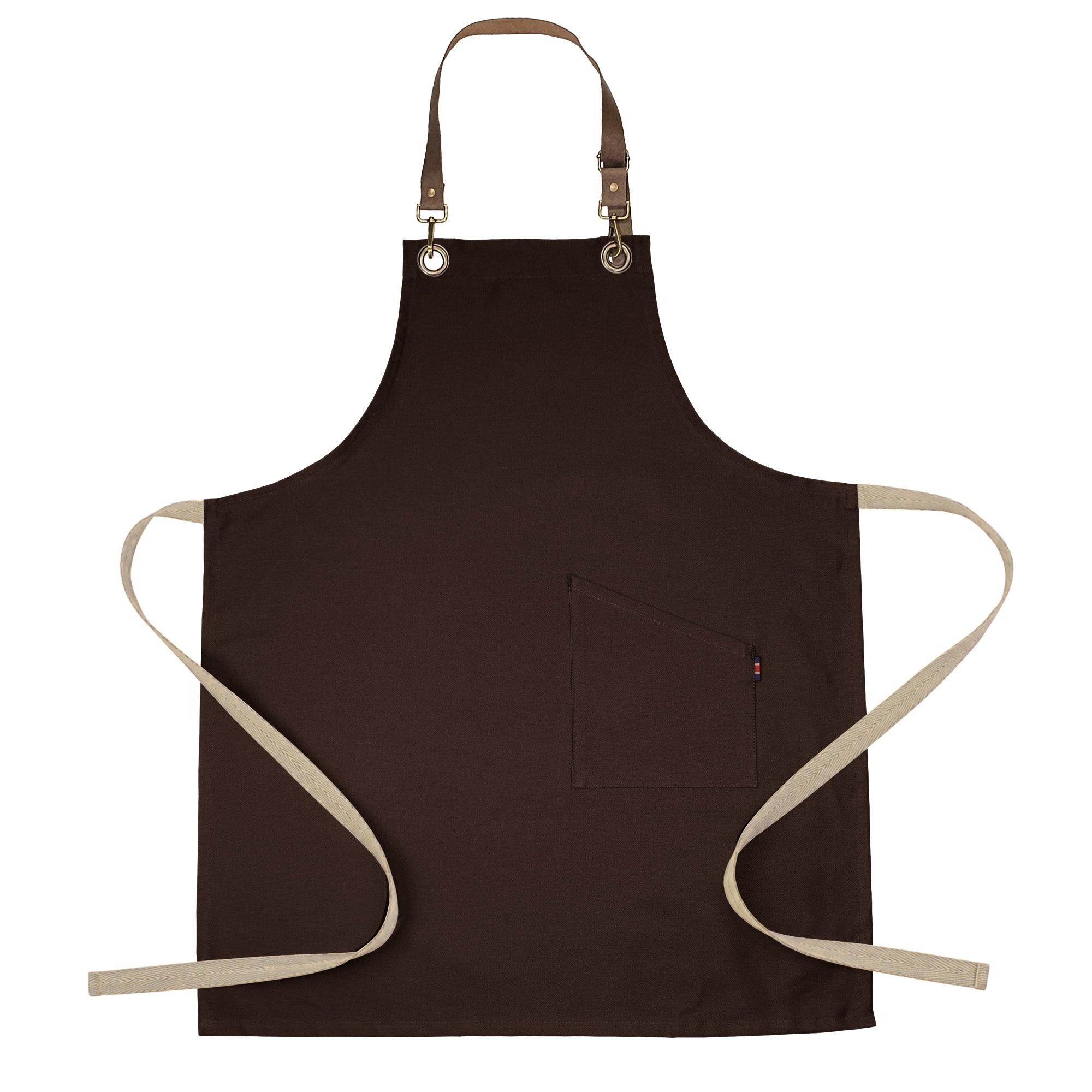 County Classic - Long Bib Apron - Leather Halter - Premium - AF3001