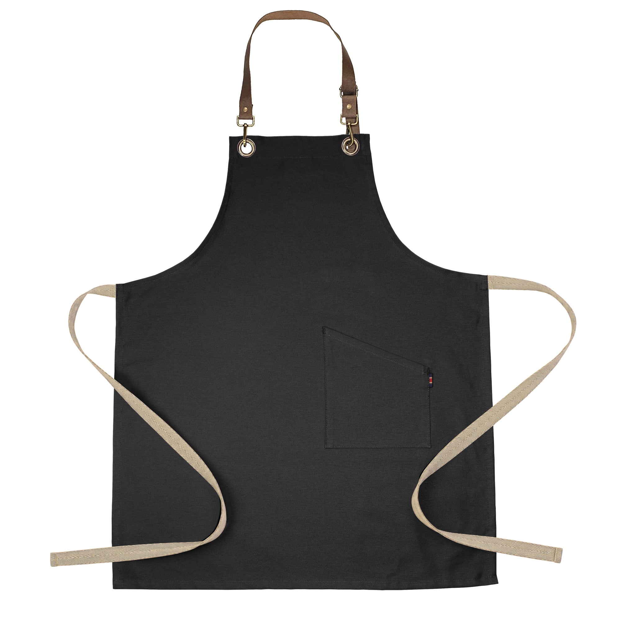 County Classic - Long Bib Apron - Leather Halter - Premium - AF3001