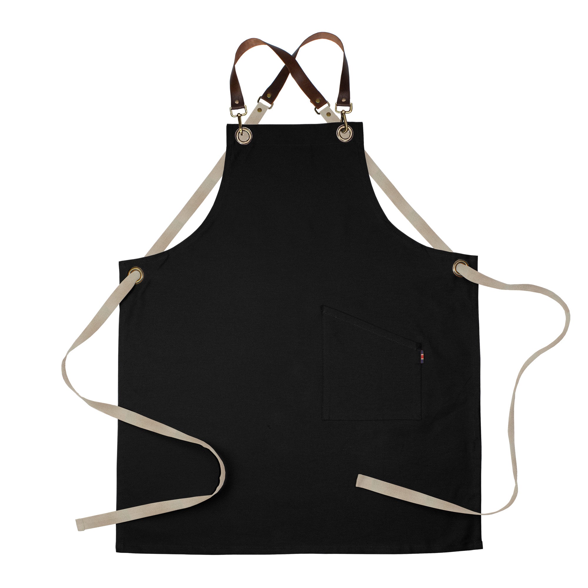County Crossback - Long Bib Apron - Leather Halter - Premium - AF4001