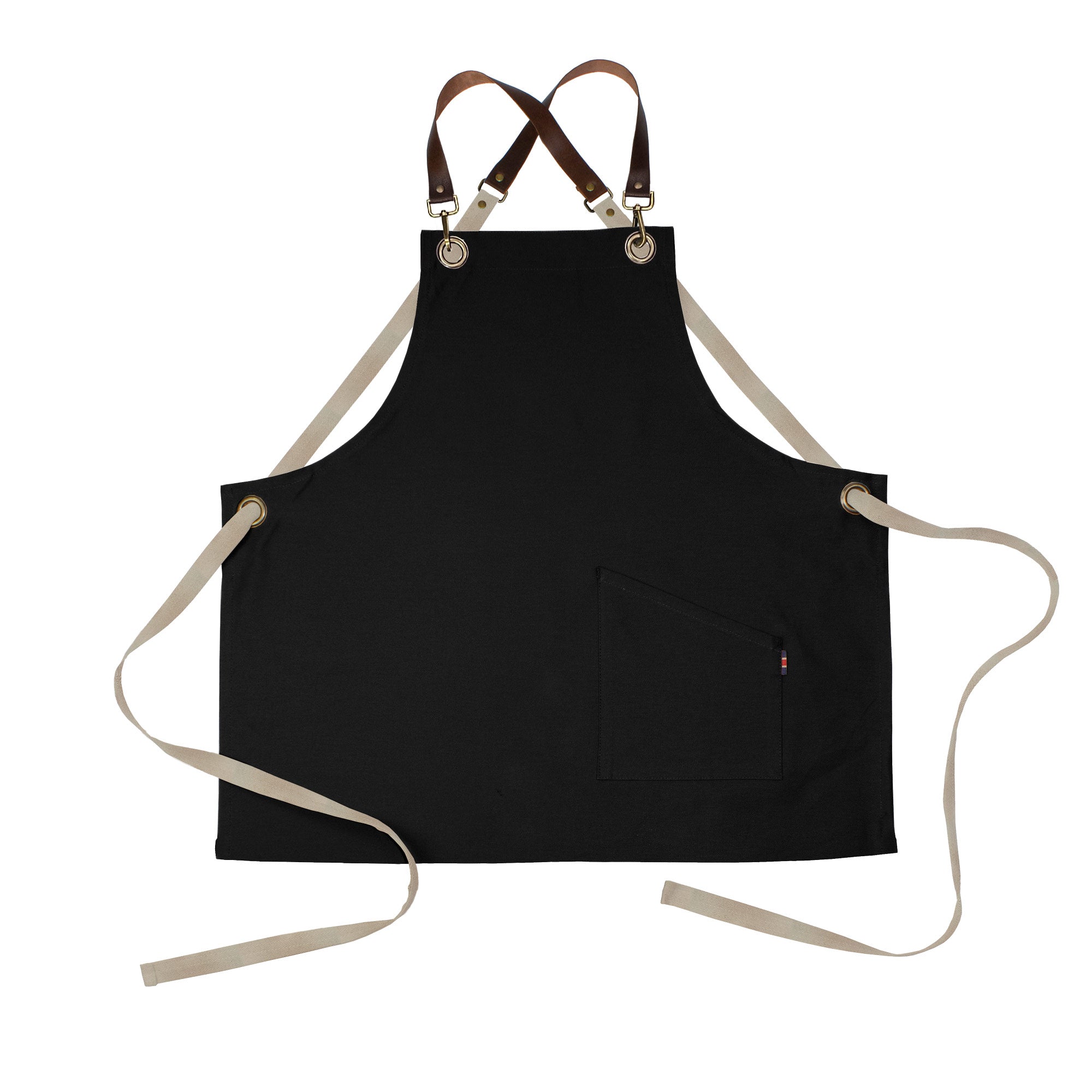 County Crossback - Short Bib Apron - Leather Halter - Premium - AF4002
