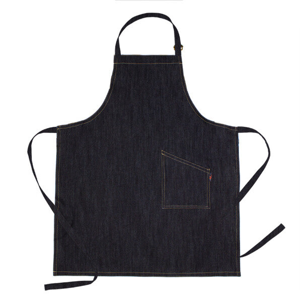 County Classic - Denim Long Bib Apron - AF4011