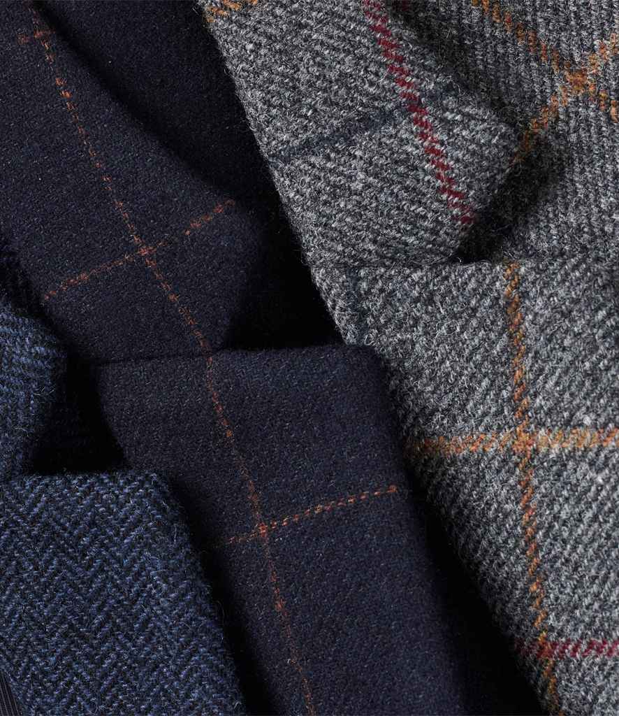 BK520 navy check Detail