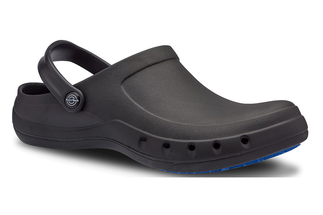 Revive Non-Slip Comfy Work Shoe Clog - Black