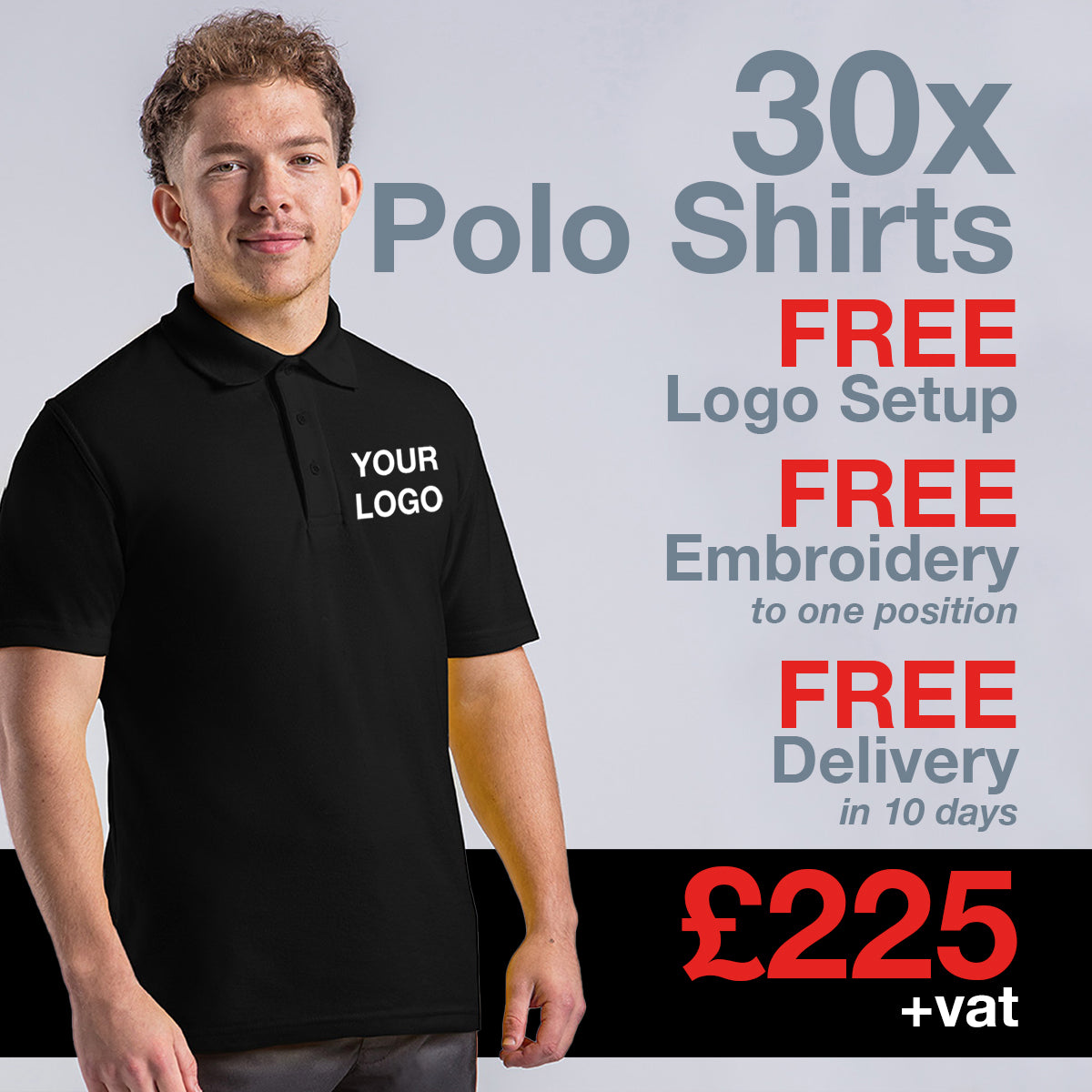 30 x Polo Shirt Multideal