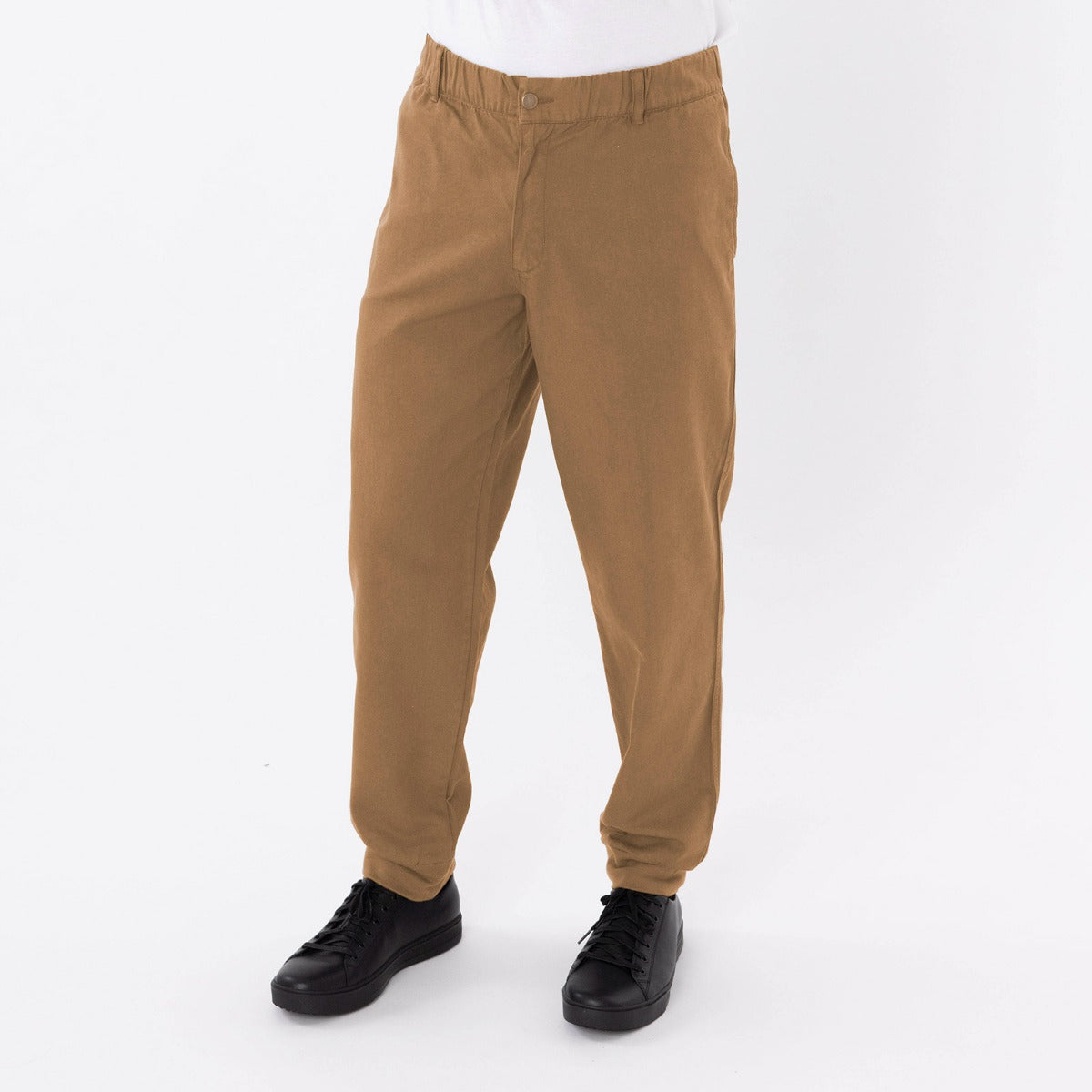 Dennys Originals Cotton Jogger with Cuff - Khaki / XS